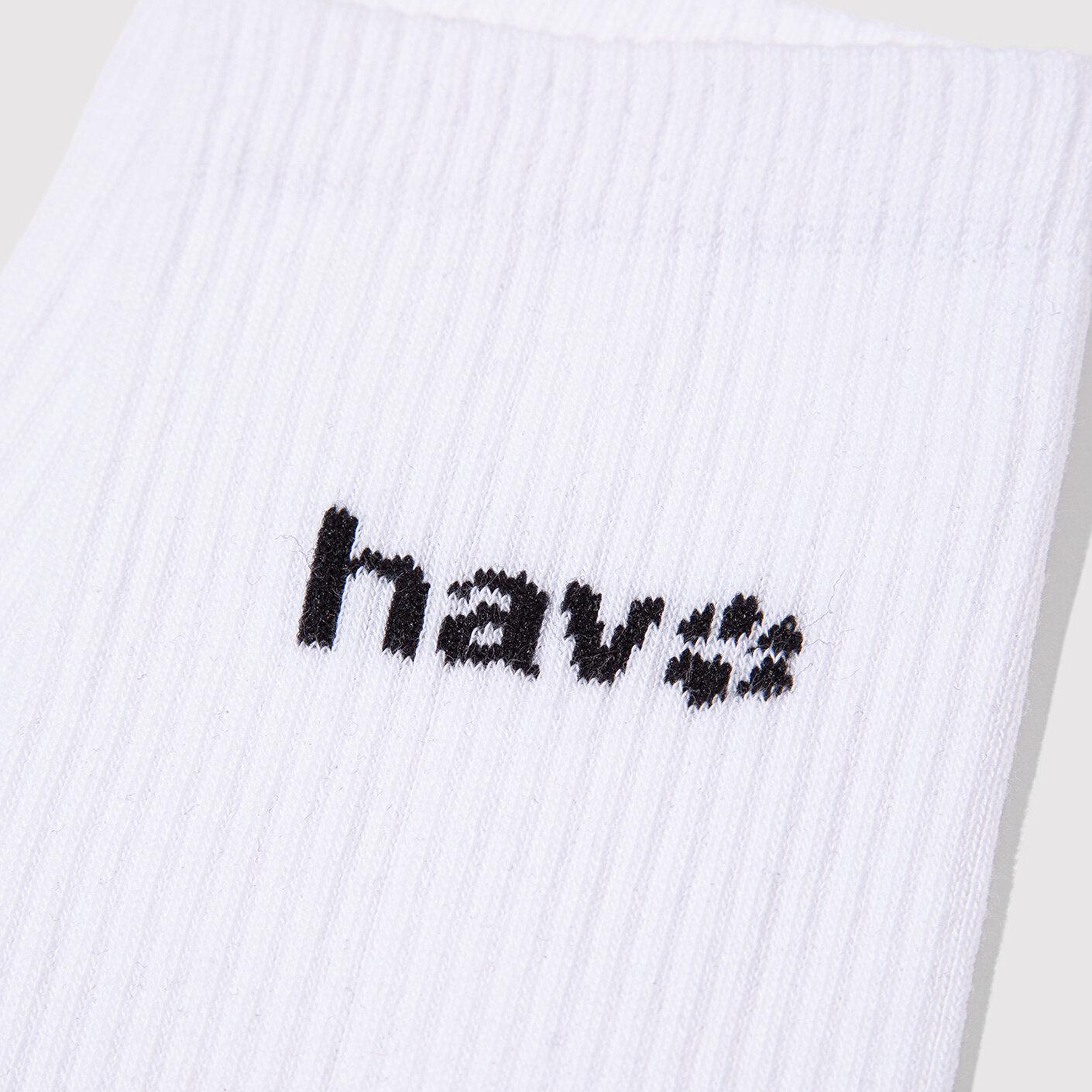 Mavi Hav Baskılı Beyaz Soket Çorap 0912075-620