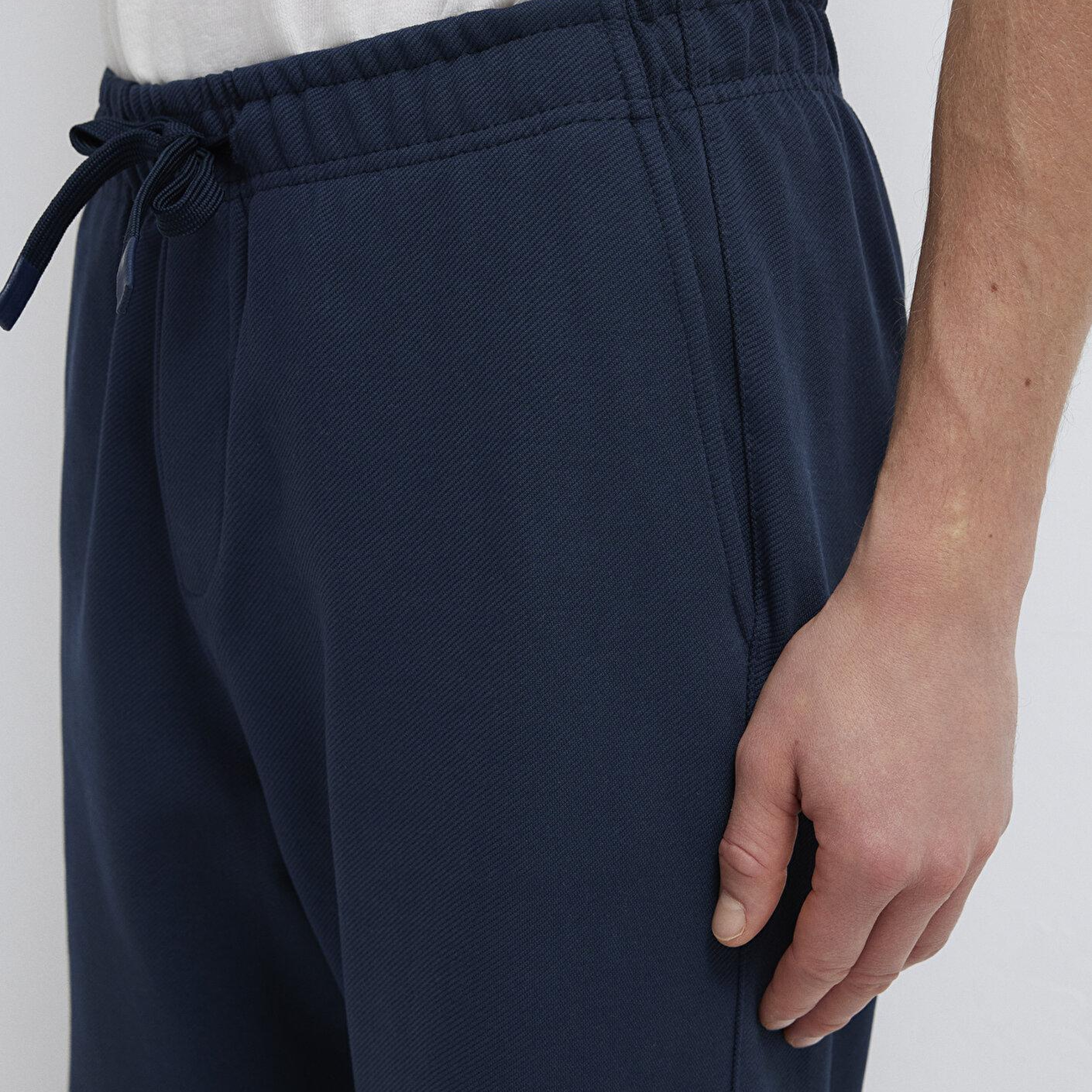 Mavi Lacivert Örme İnterlok Pantolon 0010521-70490