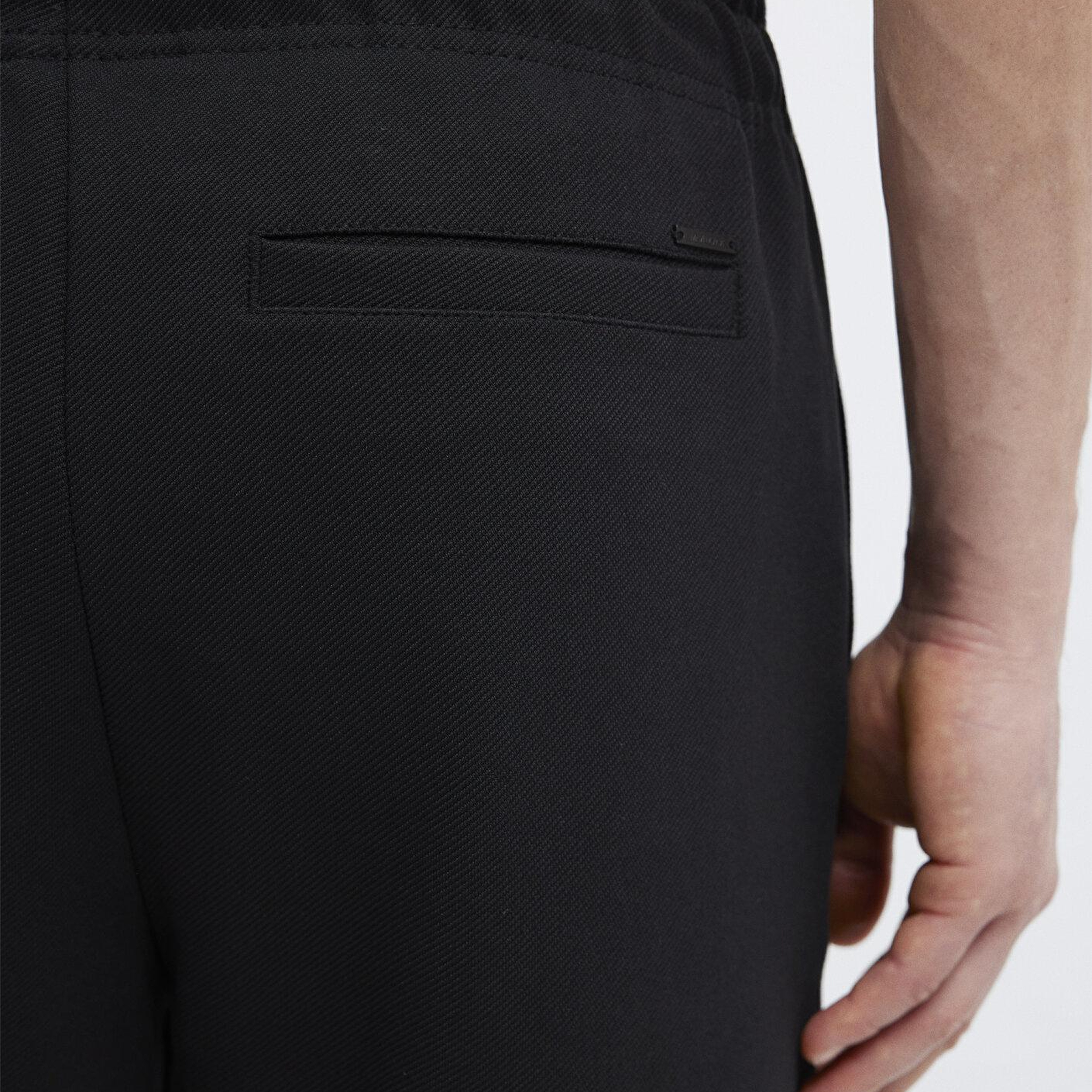 Mavi Siyah Örme İnterlok Pantolon 0010521-900