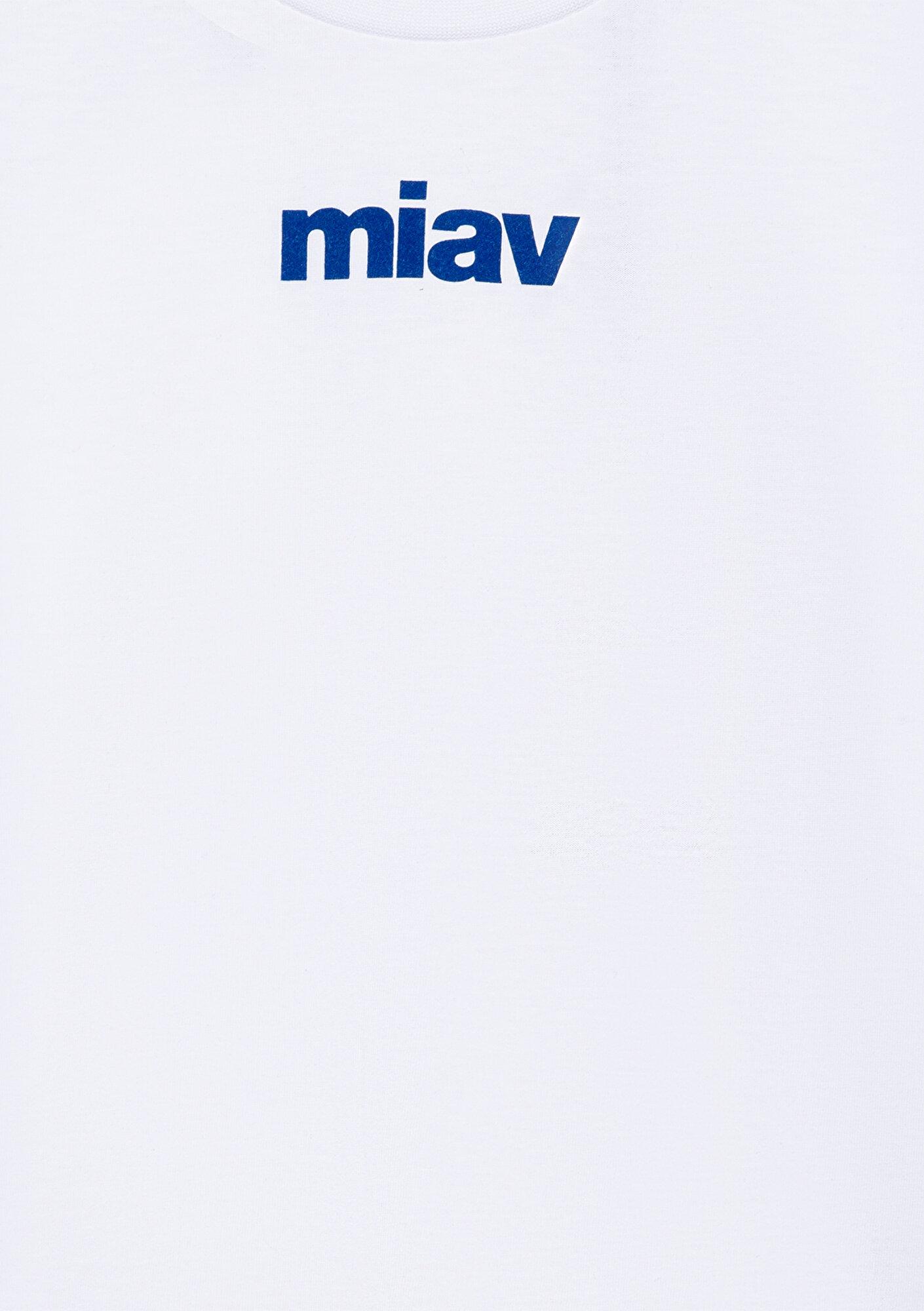 Mavi Miav Baskılı Beyaz Çocuk  Tişört Regular Fit / Normal Kesim 66332620