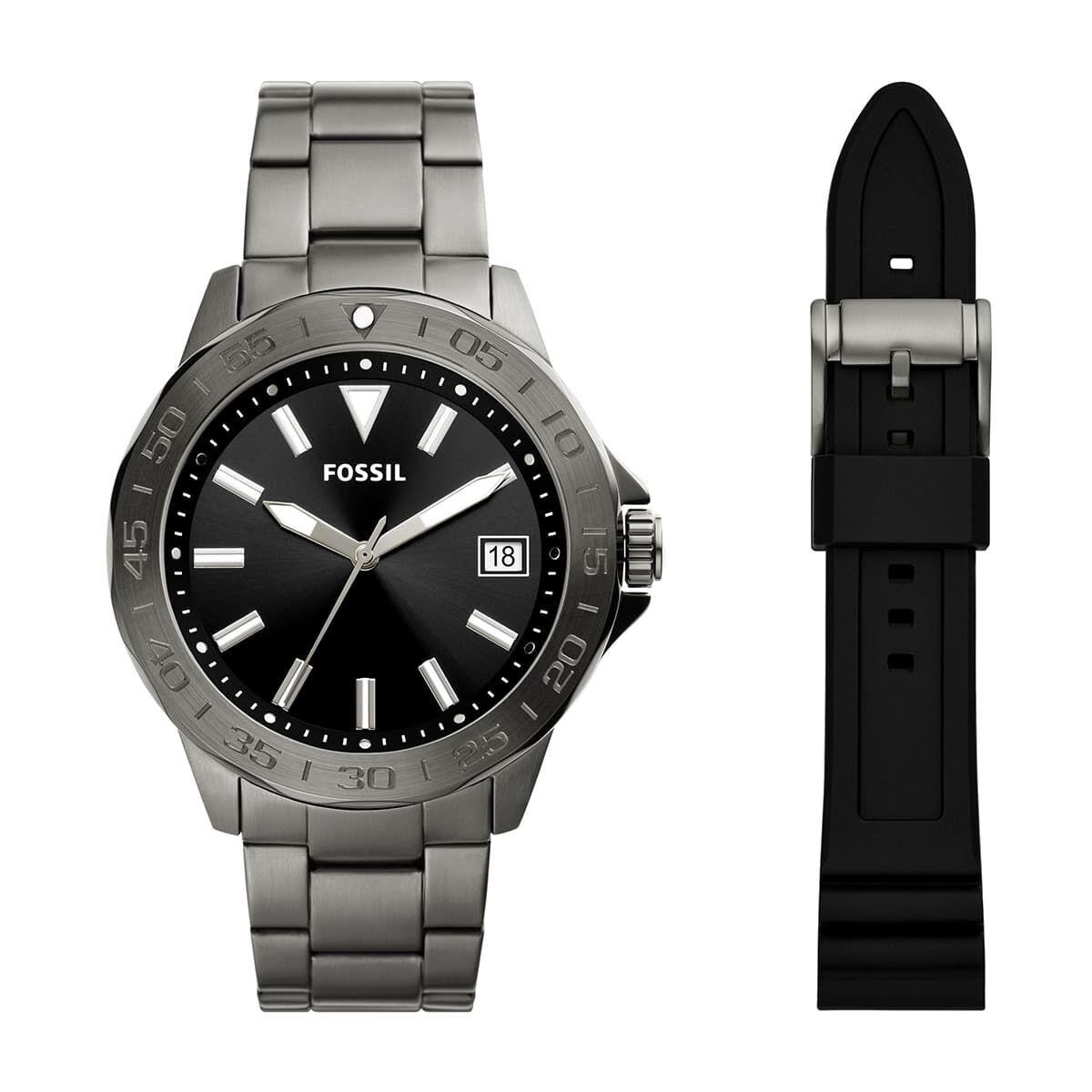 Fossil FBQ2785SET Erkek Kol Saati ve Yedek Kordon