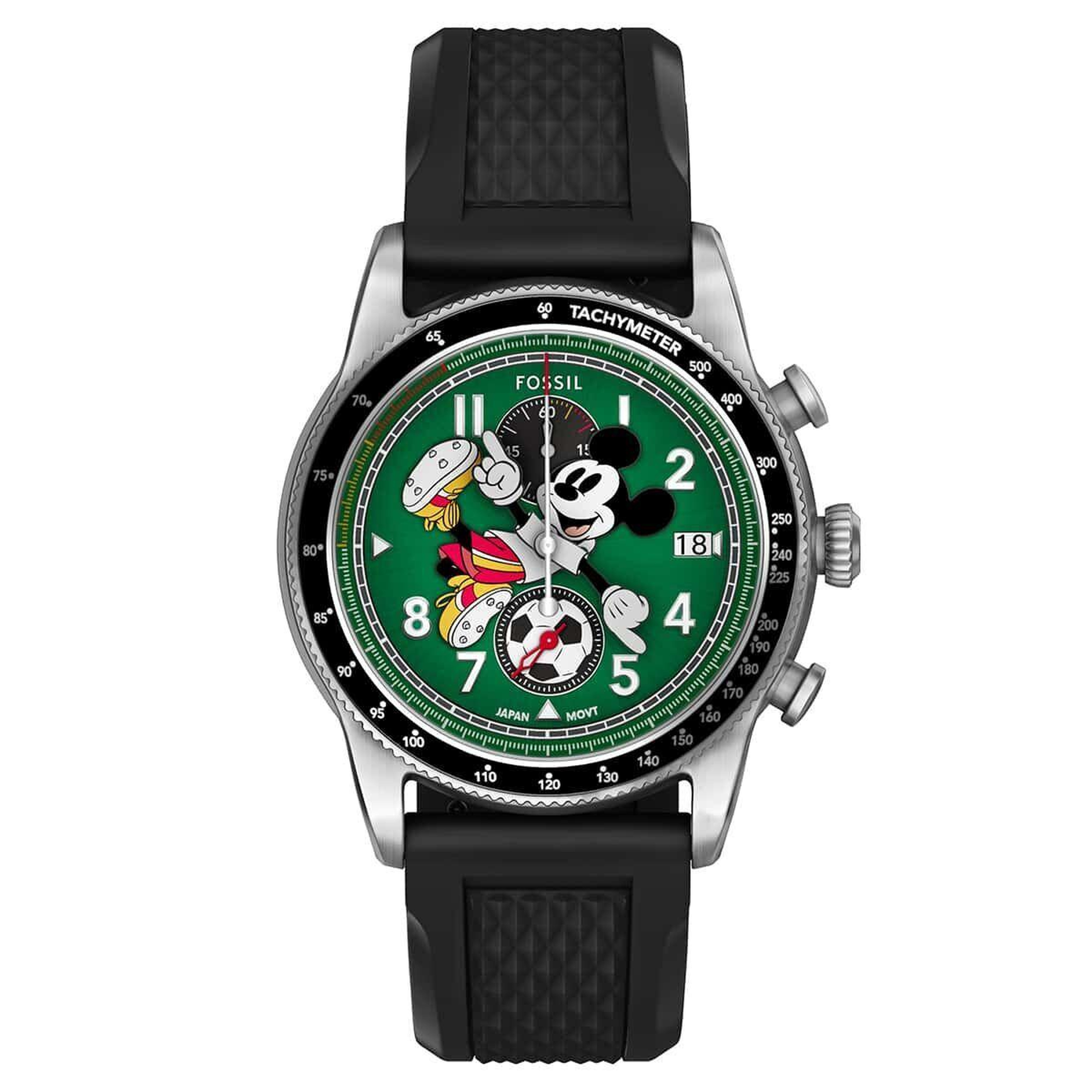 Fossil FLE1203 Disney x Fossil Limited-Edition Mickey Mouse Soccer Erkek Kol Saati