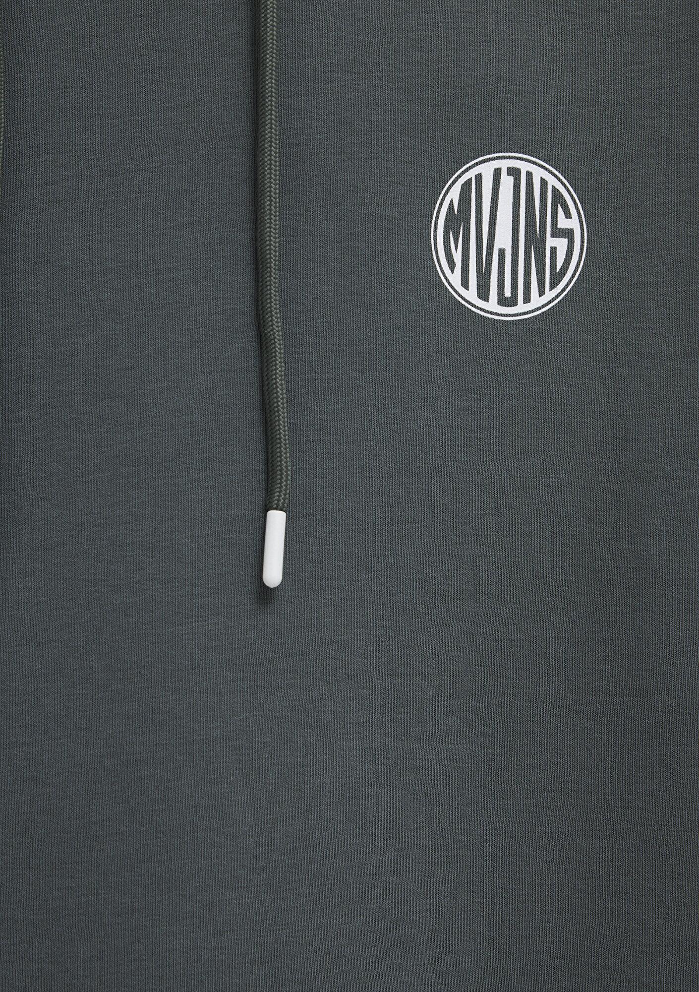 Mavi MVJNS Logo Baskılı Kapüşonlu Yeşil Sweatshirt 0611786-71598