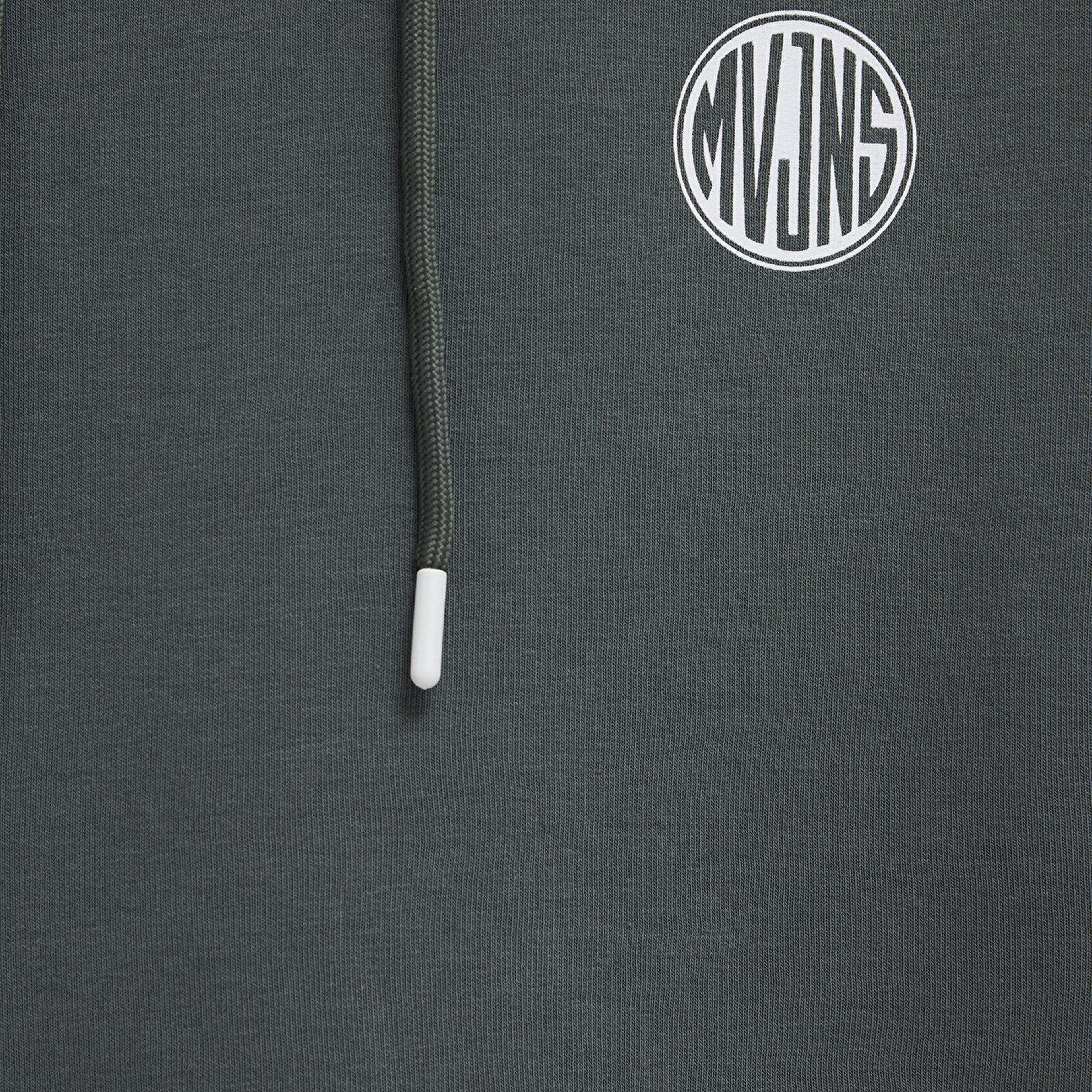 Mavi MVJNS Logo Baskılı Kapüşonlu Yeşil Sweatshirt 0611786-71598