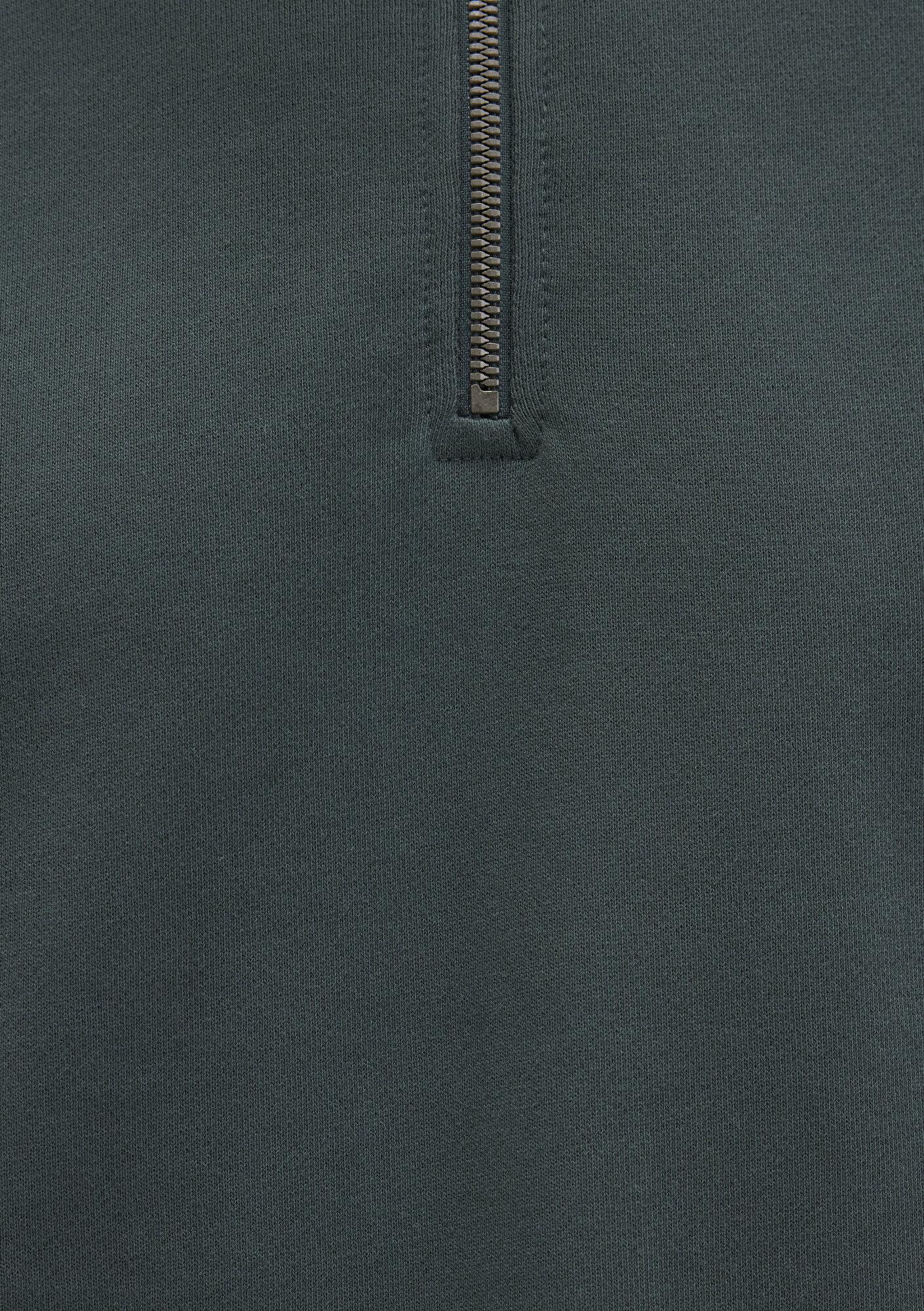 Mavi Yarı Fermuarlı Yeşil Basic Sweatshirt 0S10419-71598