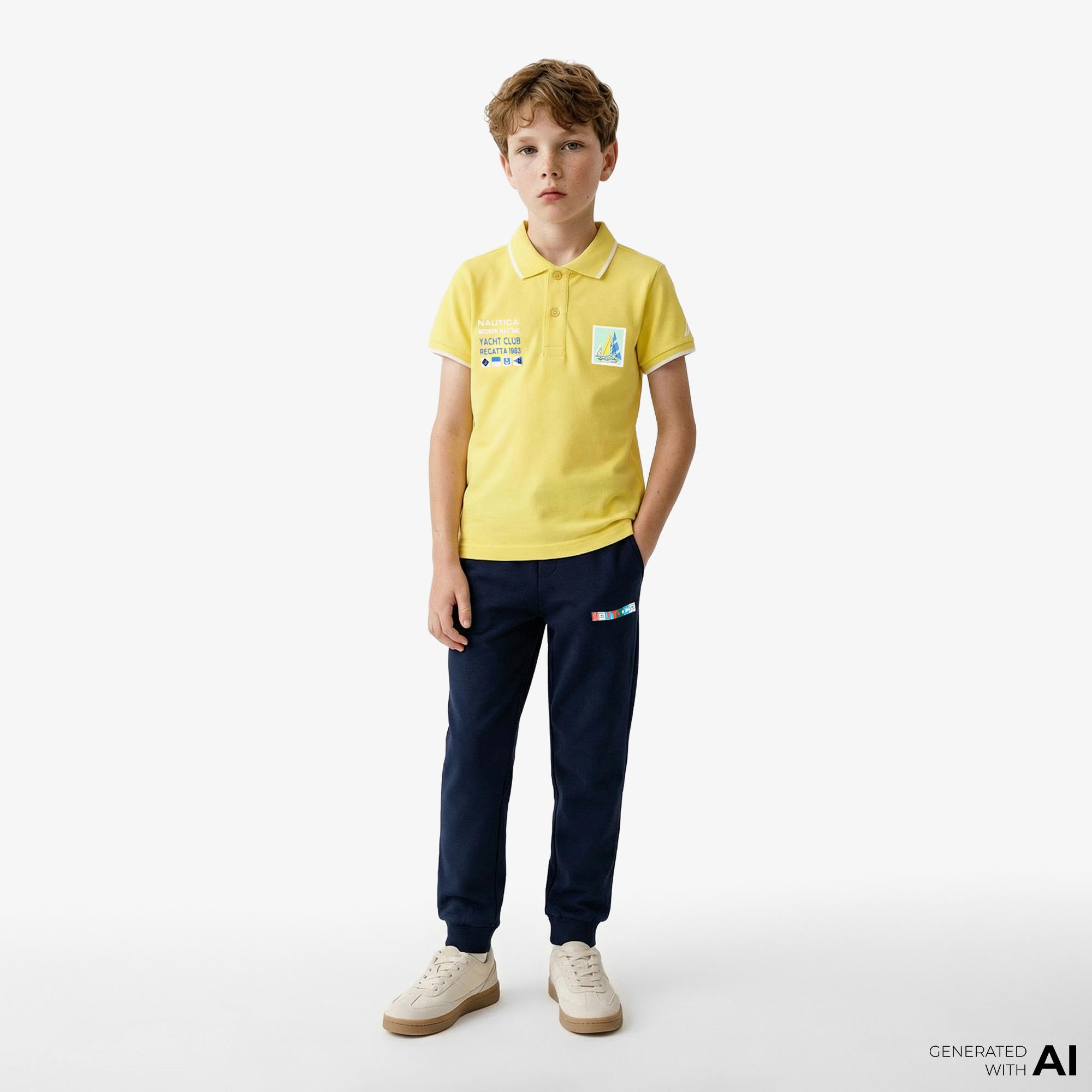 Nautica Erkek Çocuk Lacivert Regular Fit Eşofman Altı