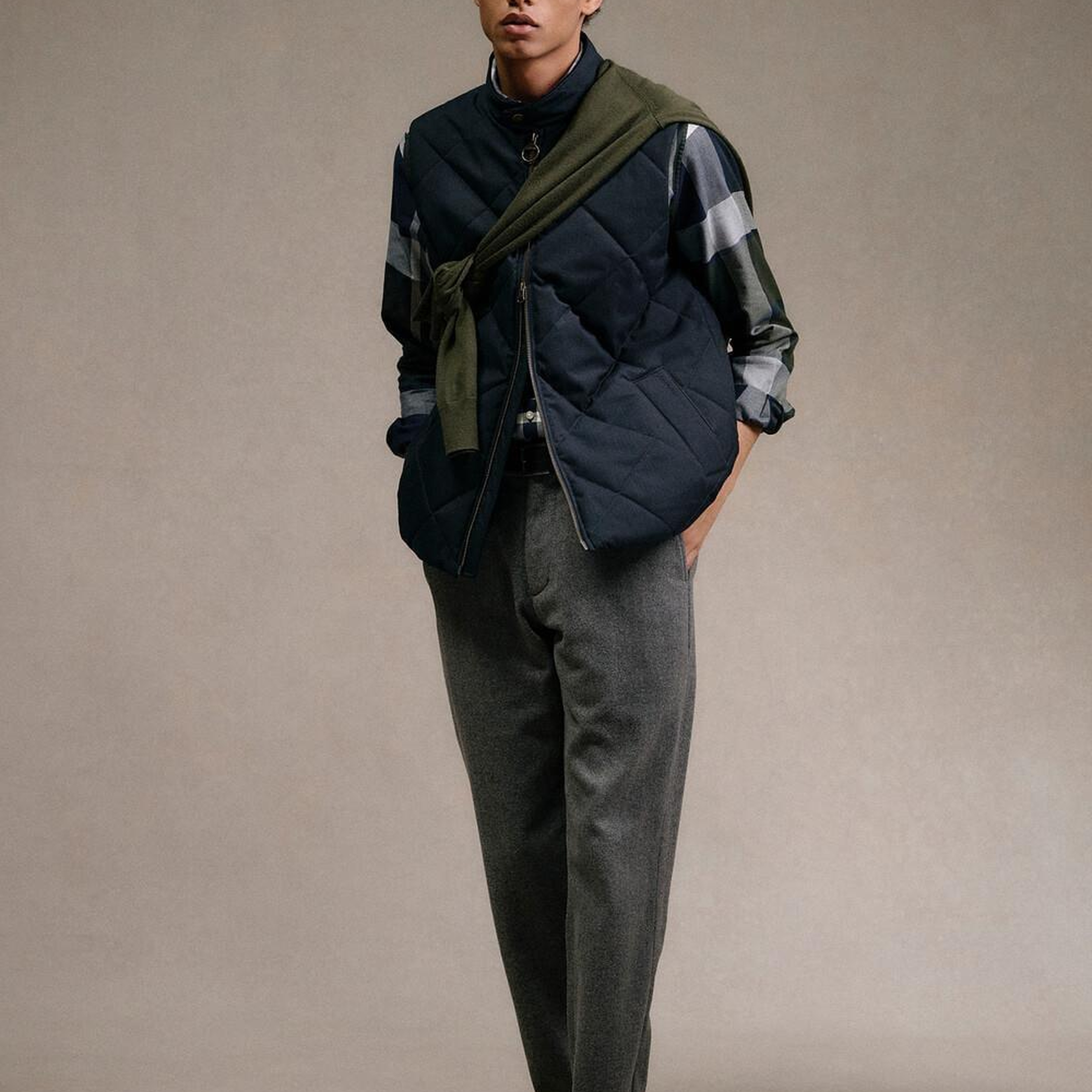 Barbour City Harrington Kapitone Yelek