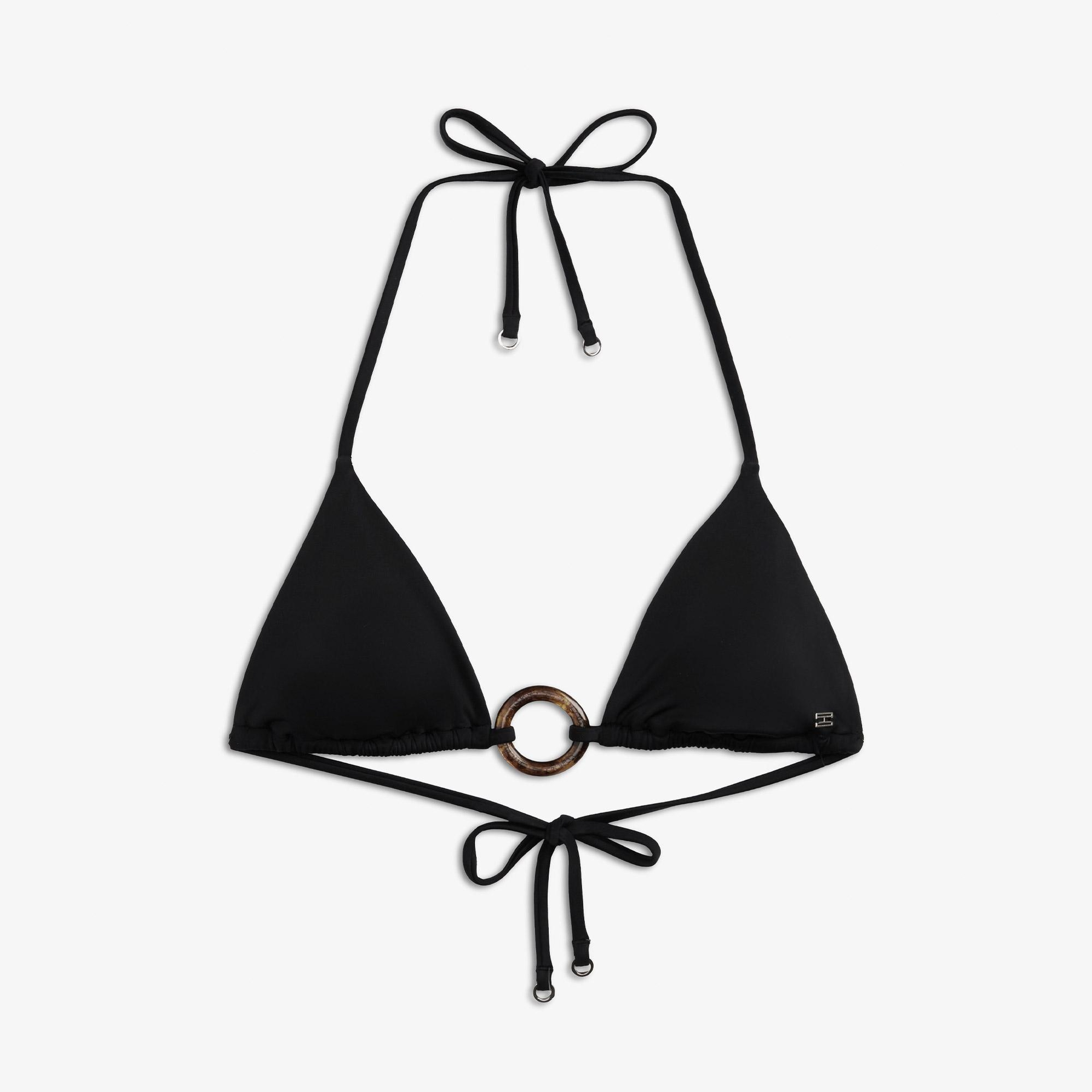 Tommy Hilfiger Elevated Kadın Siyah Bikini Üstü