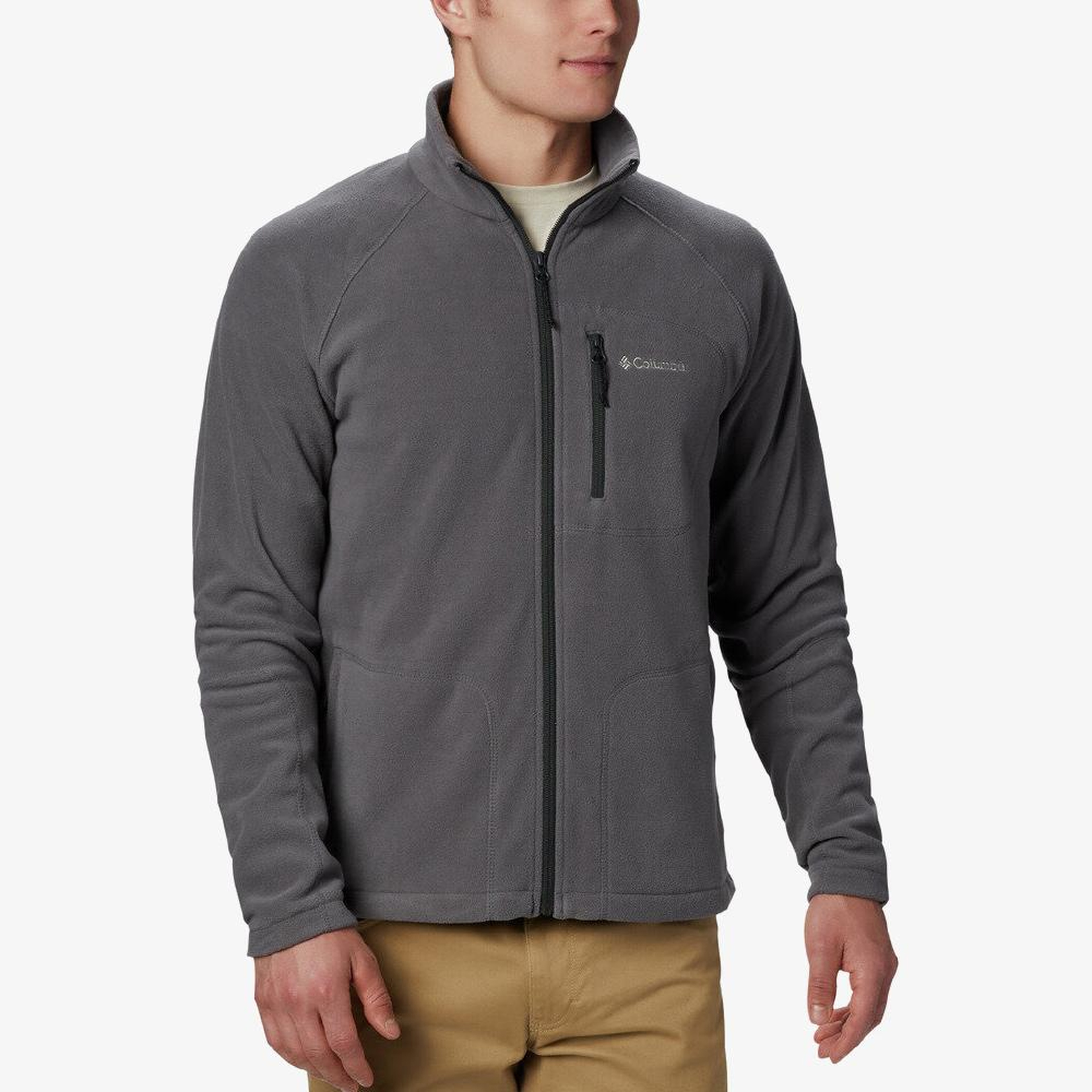 Columbia Fast Trek II Erkek Gri Fermuarlı Polar Ceket
