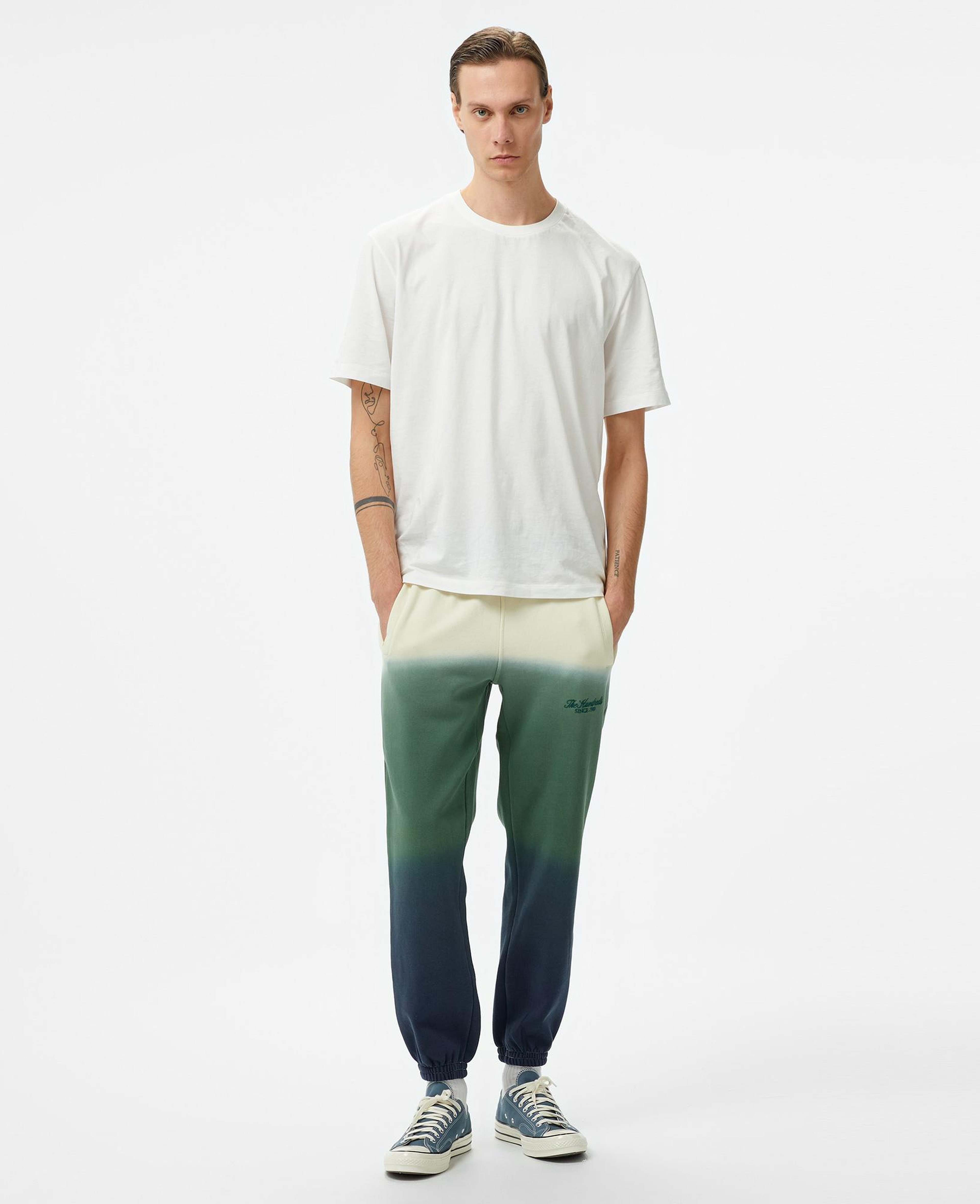 The Hundreds Gradient Erkek Beyaz Eşofman Altı