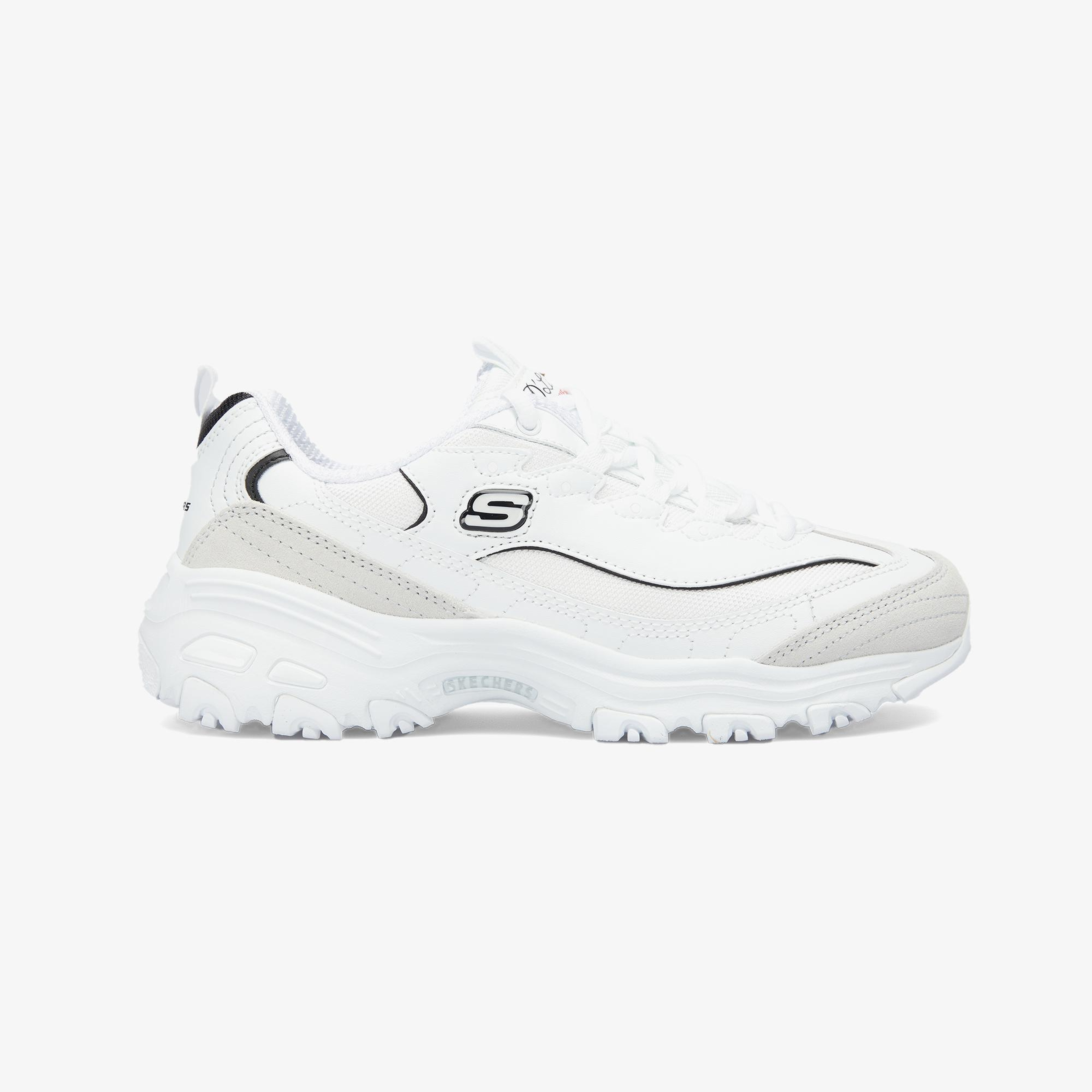 Skechers D'Lites New Heat Kadın Beyaz Spor Ayakkabı
