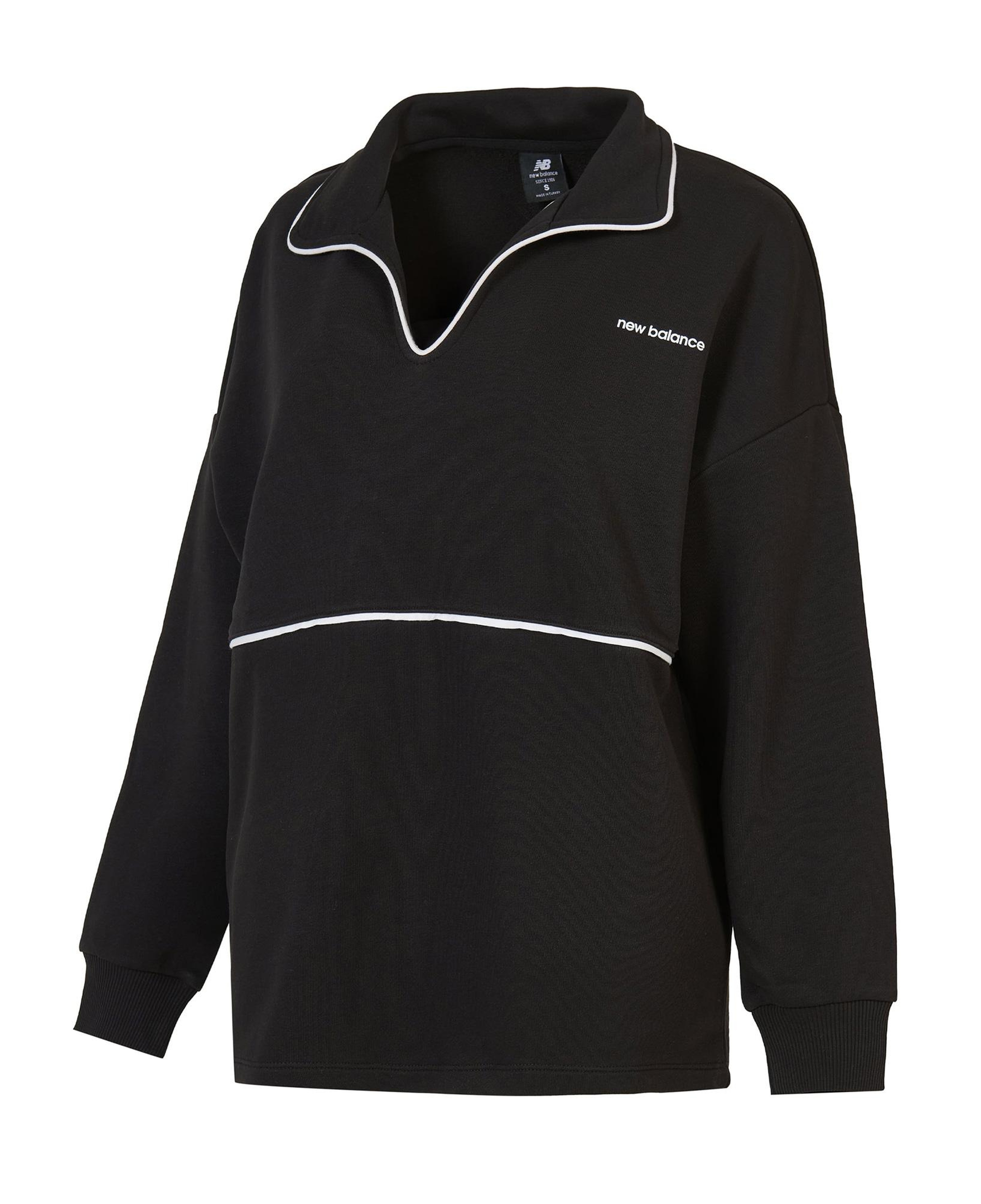 New Balance Lifestyle Kadın Siyah Sweatshirt