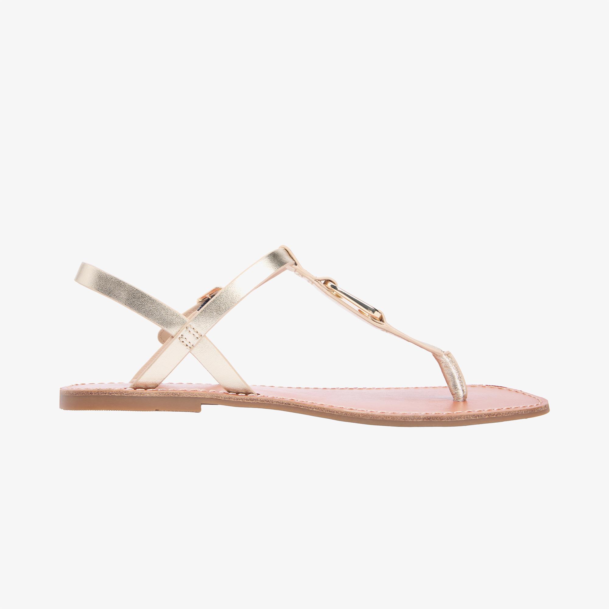 Tommy Hilfiger Leona Kadın Altın Sandalet