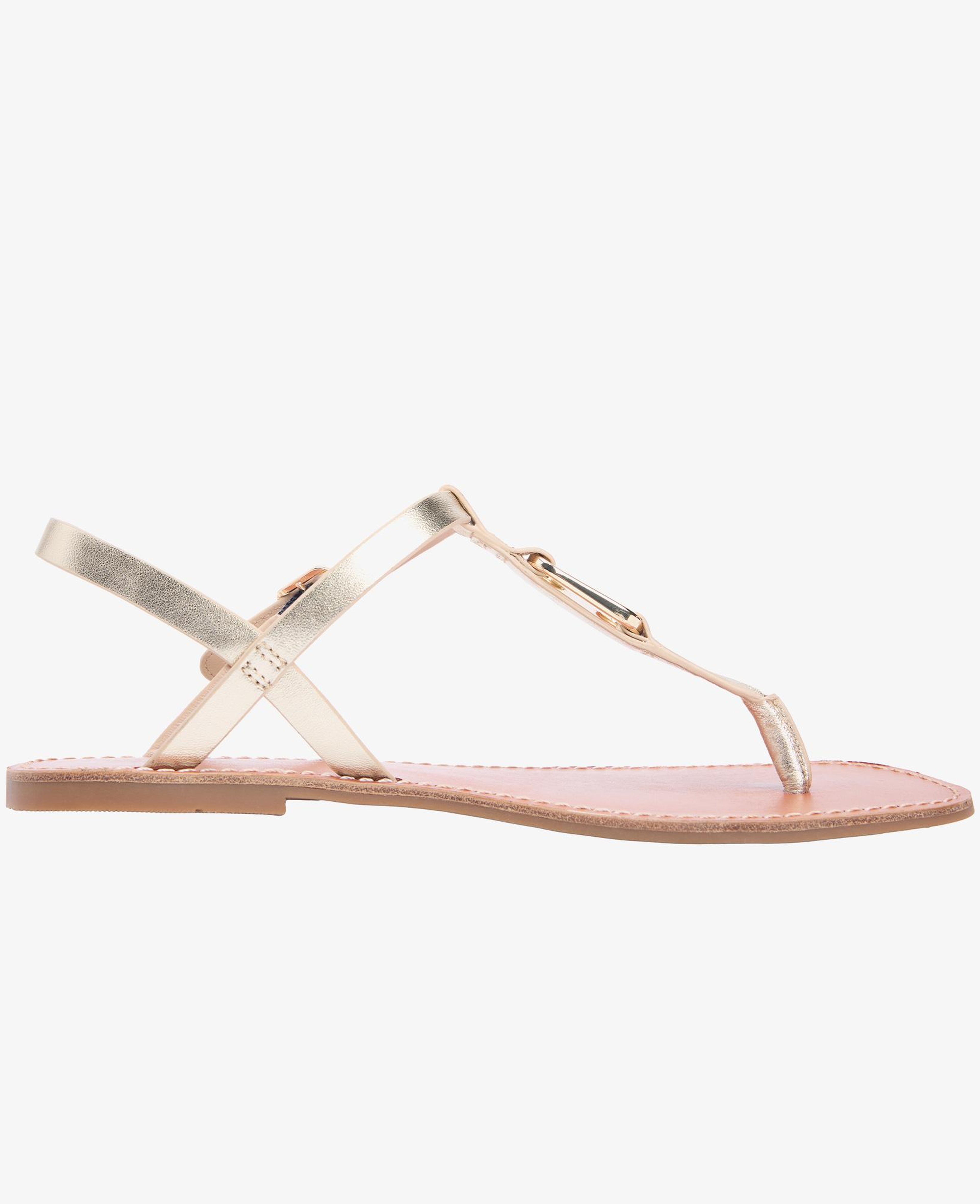 Tommy Hilfiger Leona Kadın Altın Sandalet