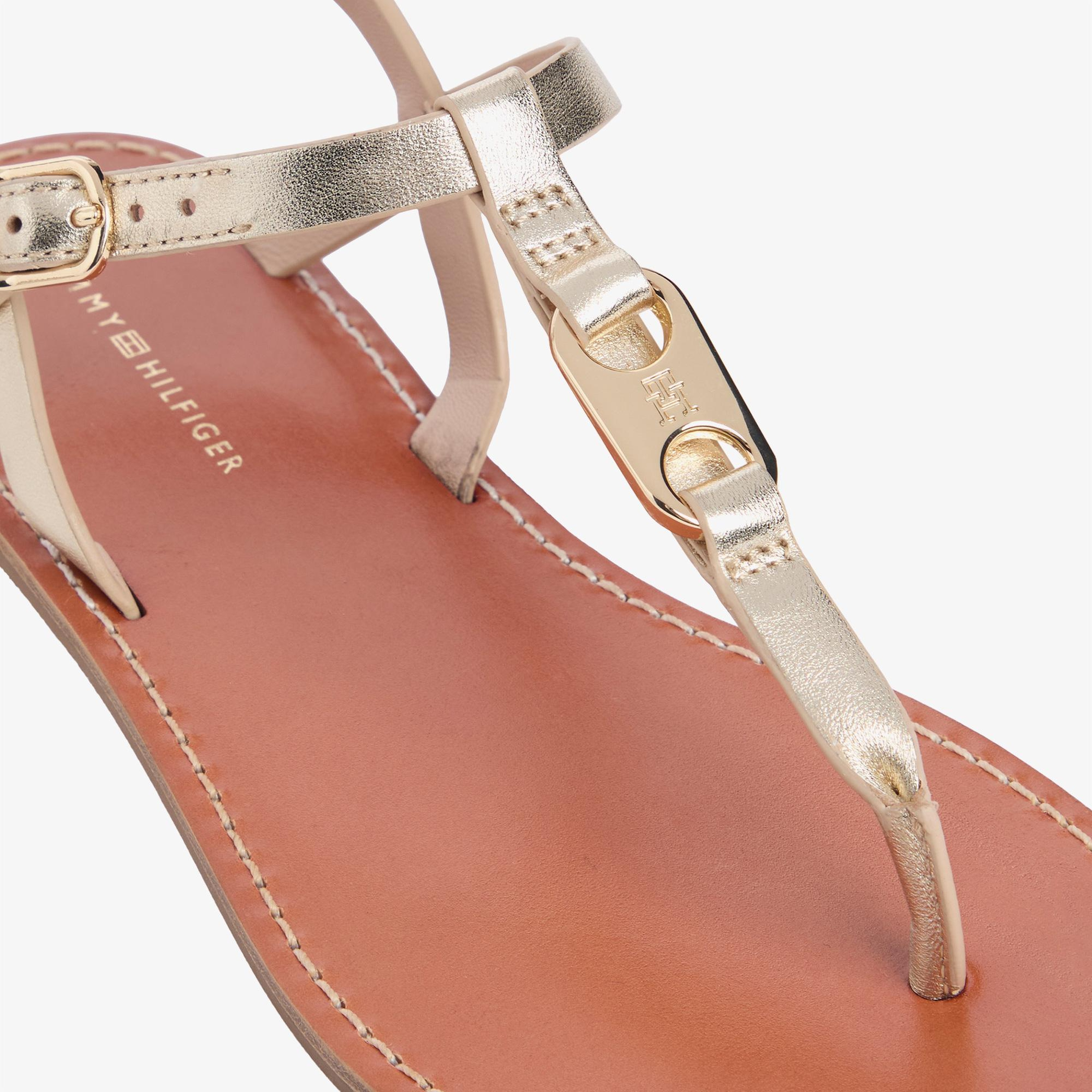 Tommy Hilfiger Leona Kadın Altın Sandalet