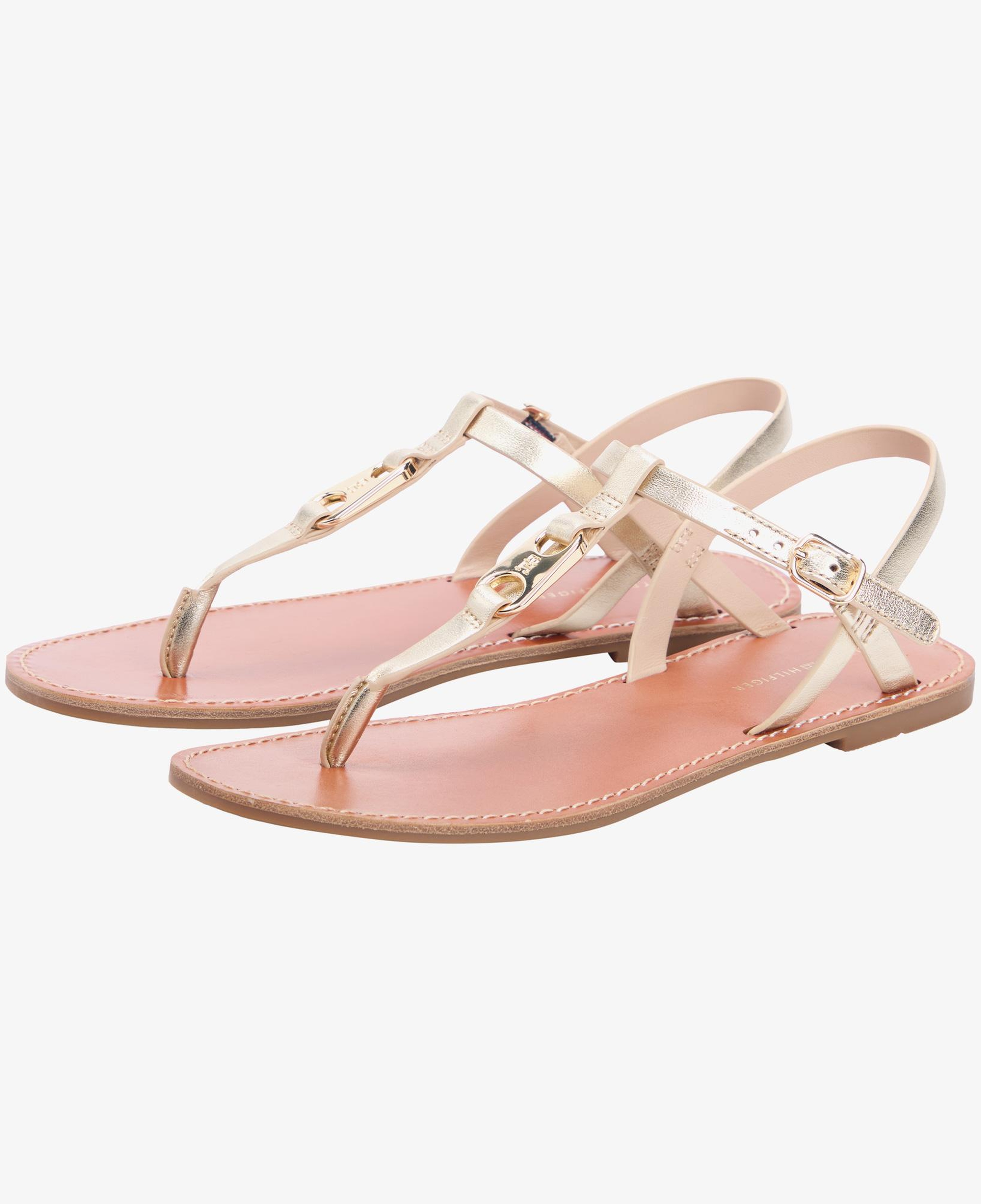 Tommy Hilfiger Leona Kadın Altın Sandalet