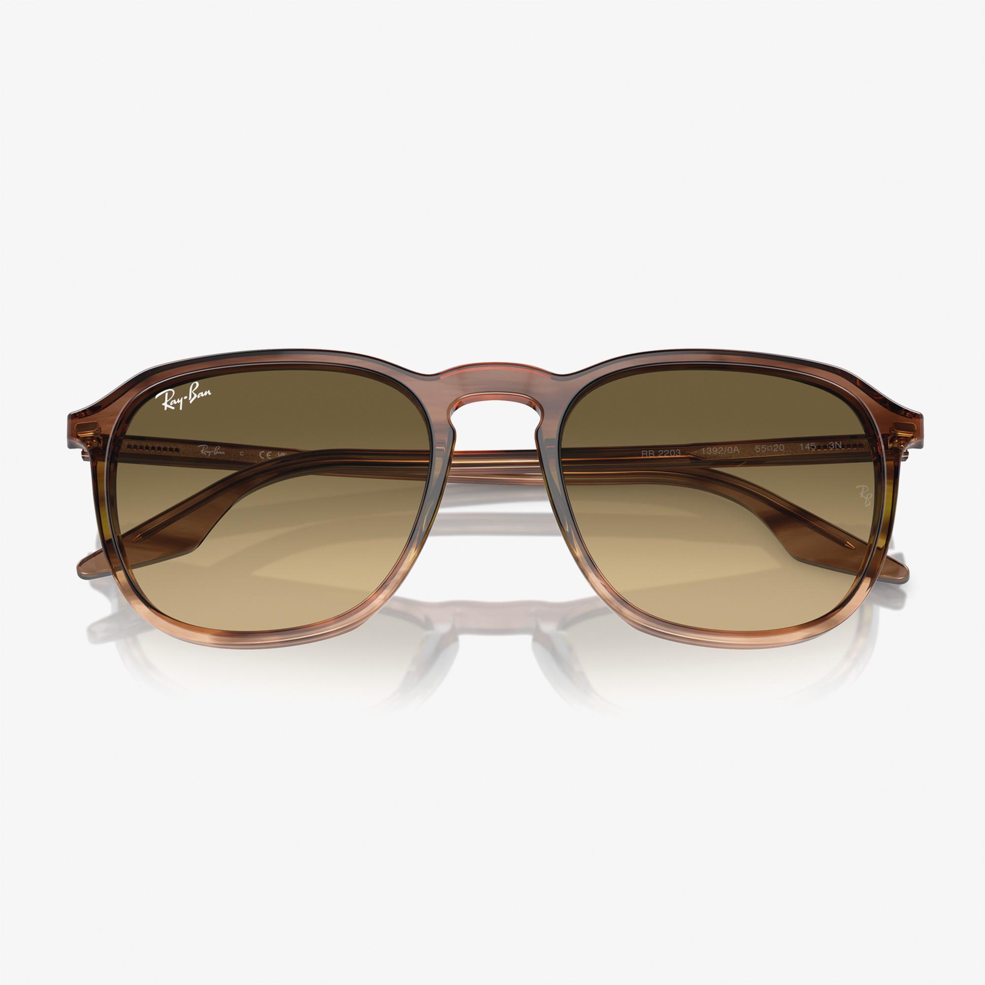 RAY-BAN 0RB2203 Acetate Unisex Kahverengi Güneş Gözlüğü