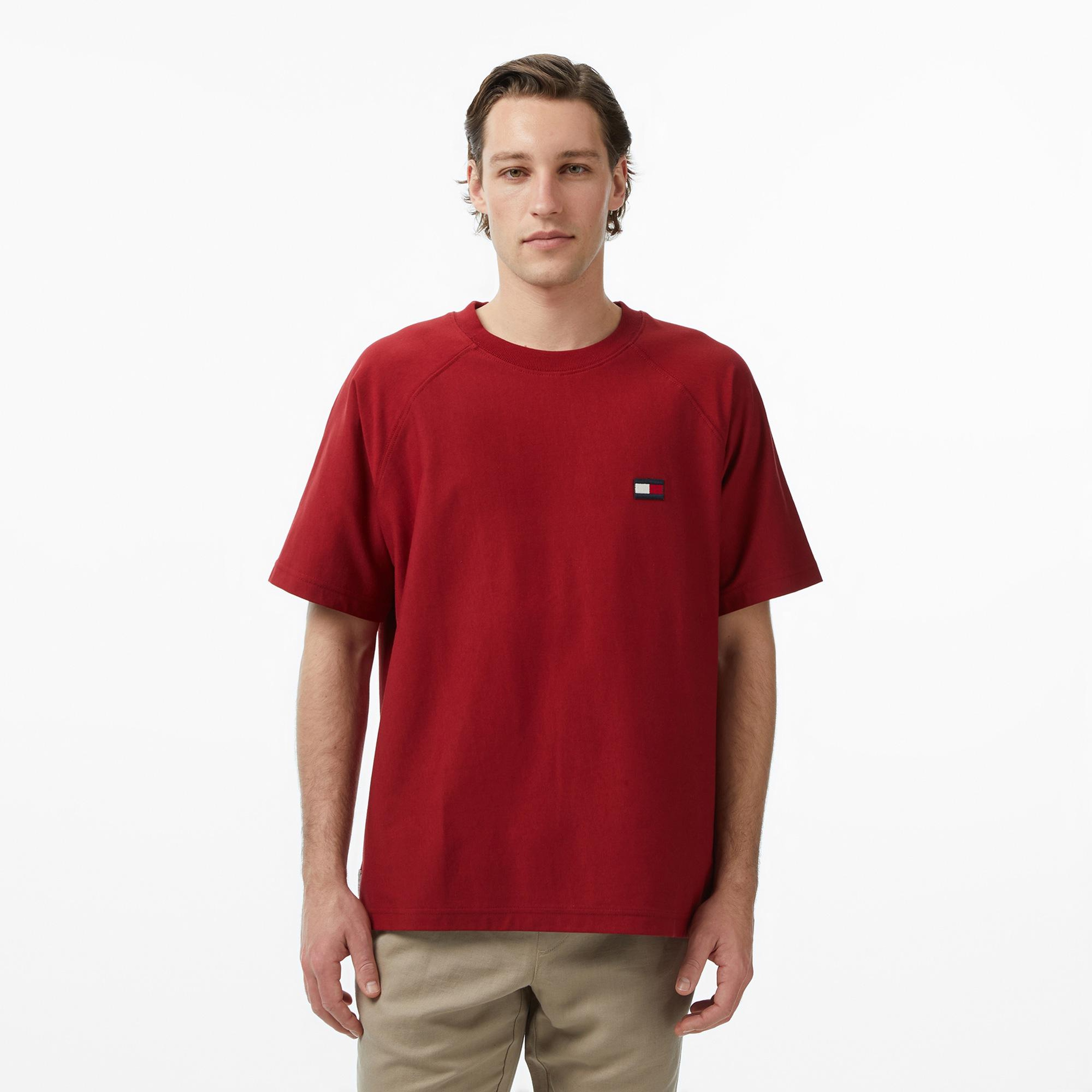 Tommy Hilfiger Brand Love Erkek Kırmızı T-Shirt
