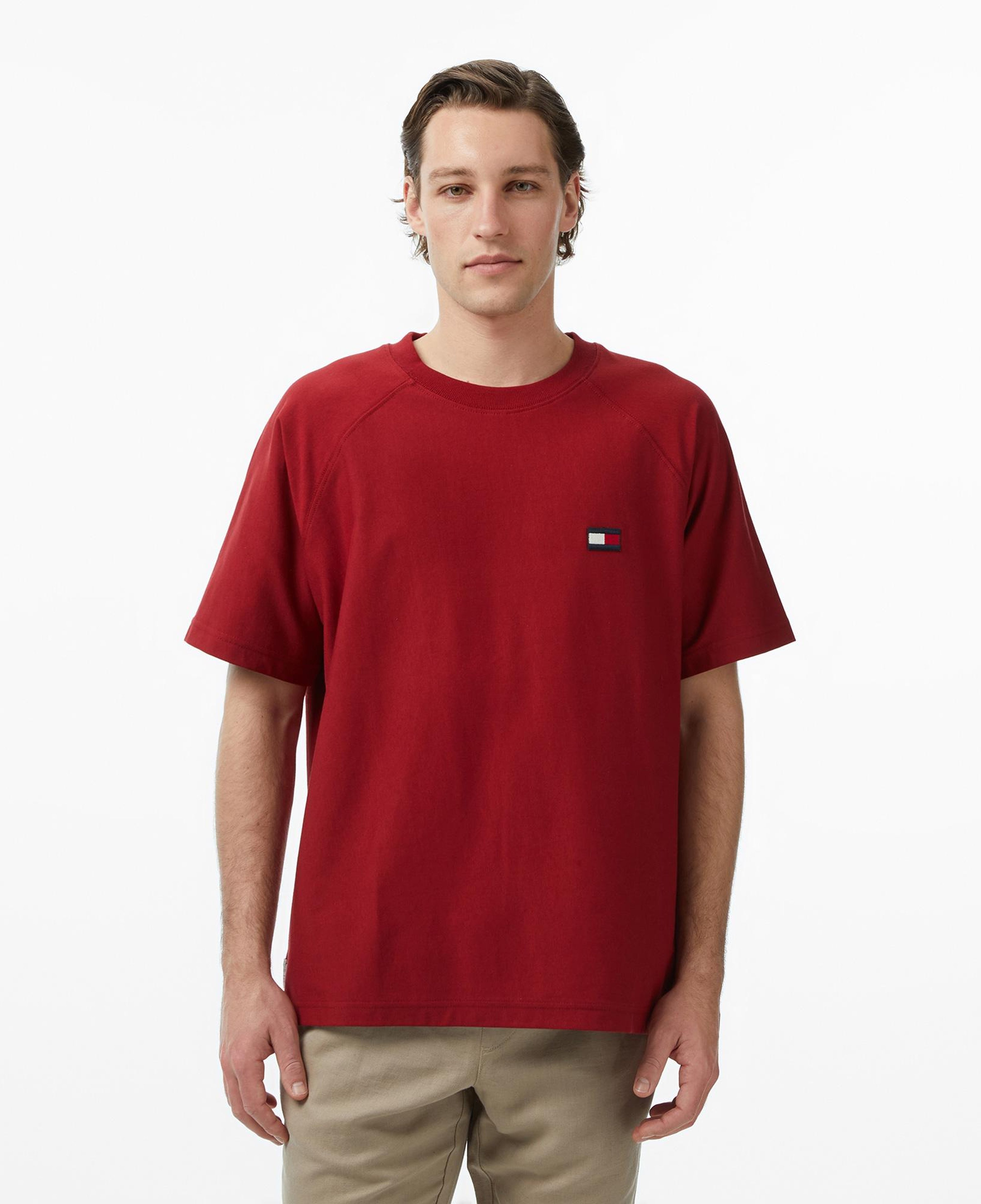 Tommy Hilfiger Brand Love Erkek Kırmızı T-Shirt
