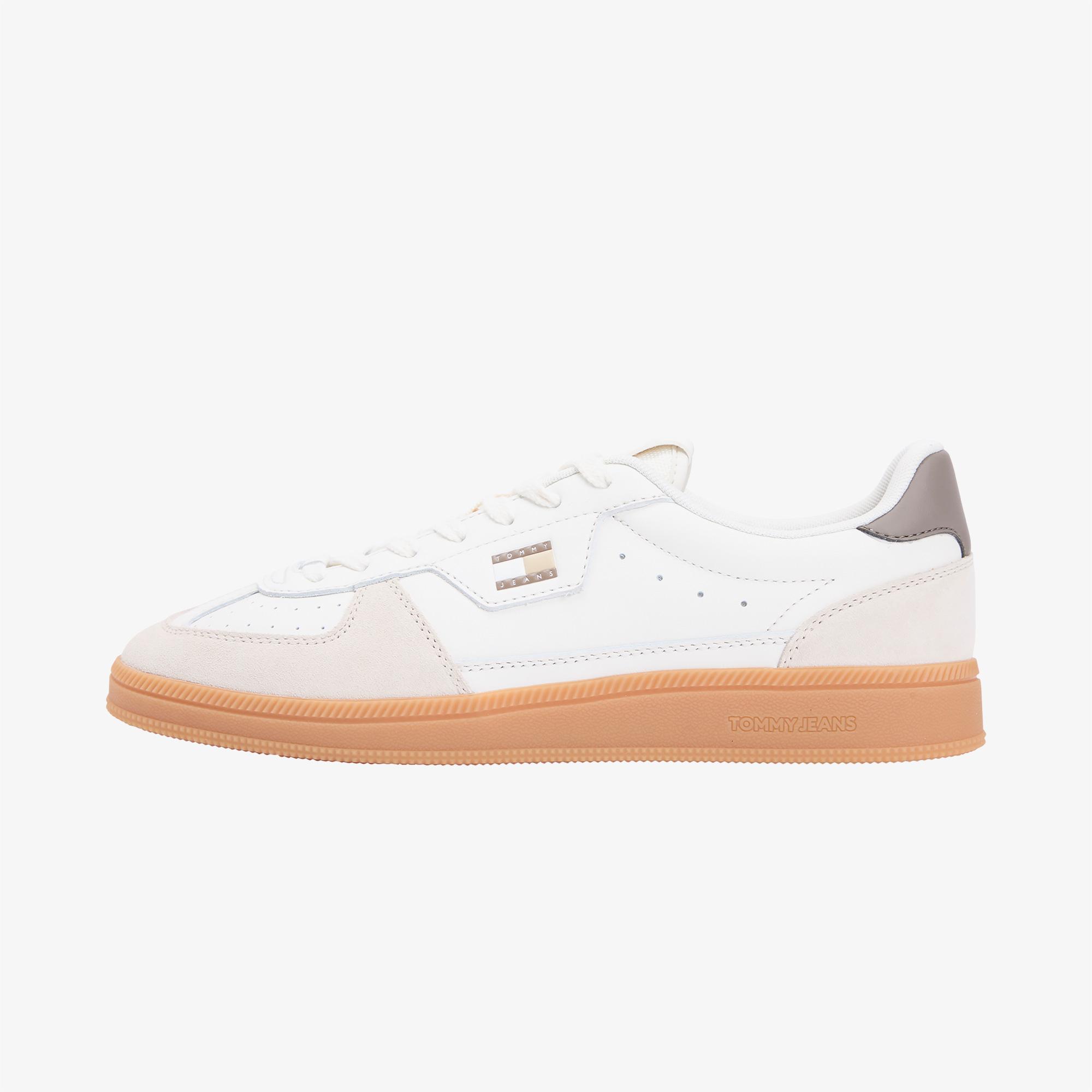 Tommy Hilfiger The Greenwich Erkek Krem Rengi Sneaker