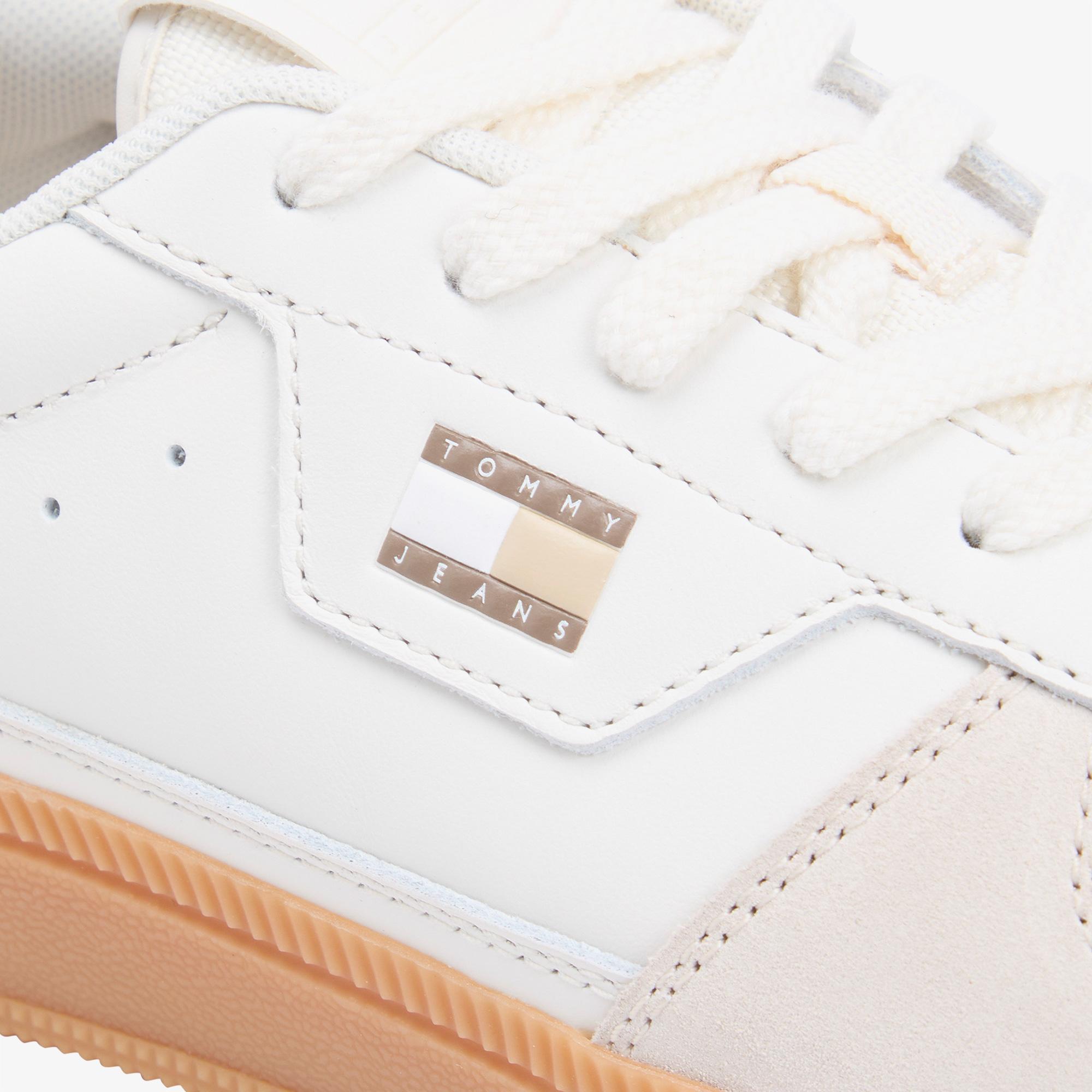 Tommy Hilfiger The Greenwich Erkek Krem Rengi Sneaker