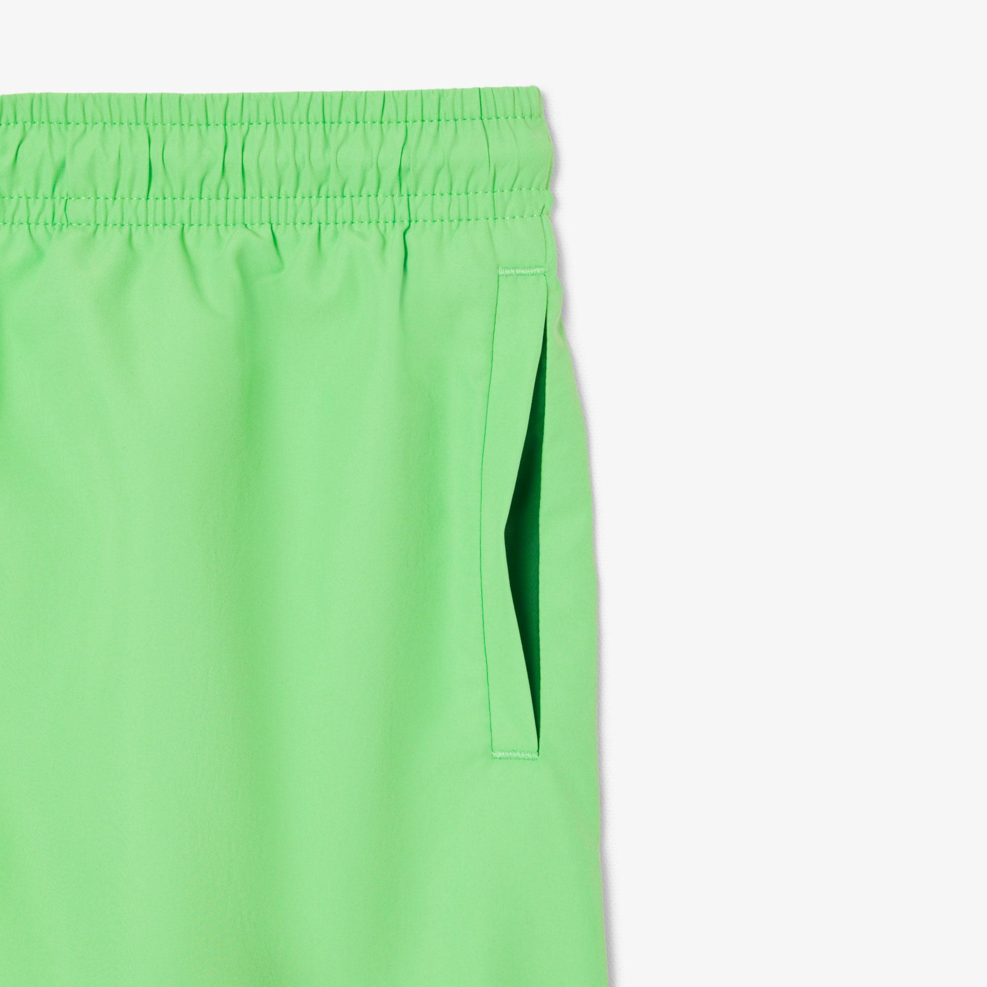 Lacoste Erkek Çocuk Yeşil Deniz Şortu