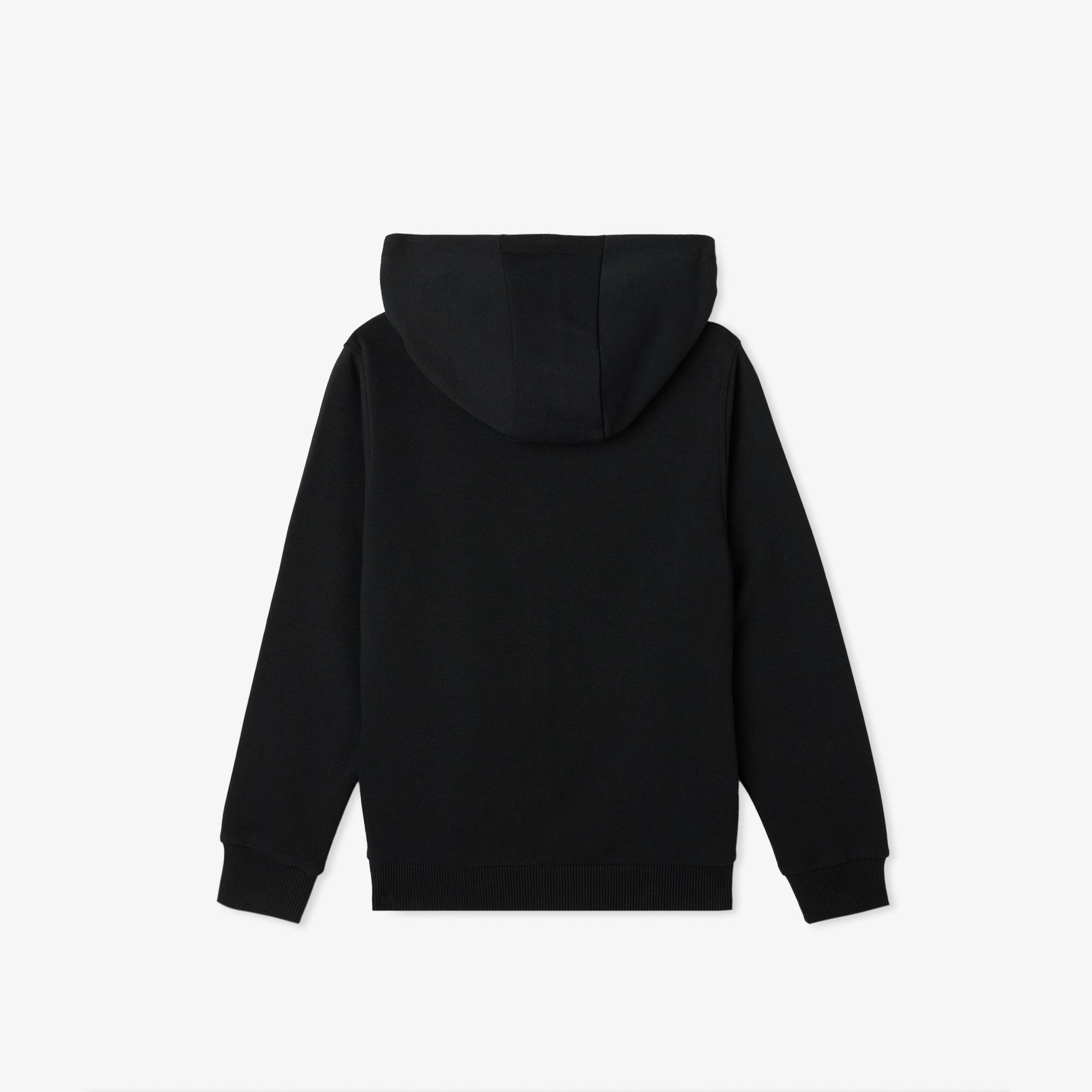 Lacoste Çocuk Kapüşonlu Siyah Sweatshirt