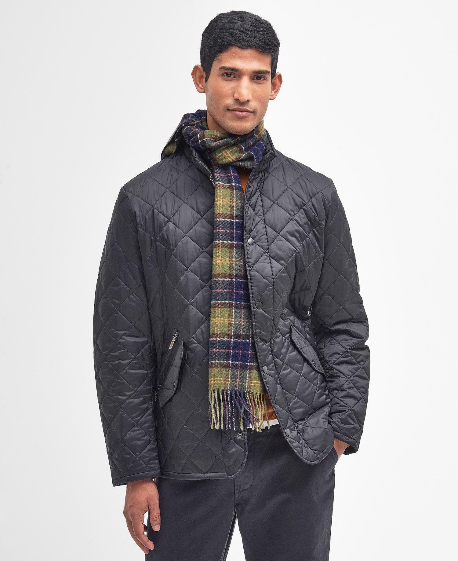 Barbour Unisex Tartan Yün Atkı (%100 Lambswool)