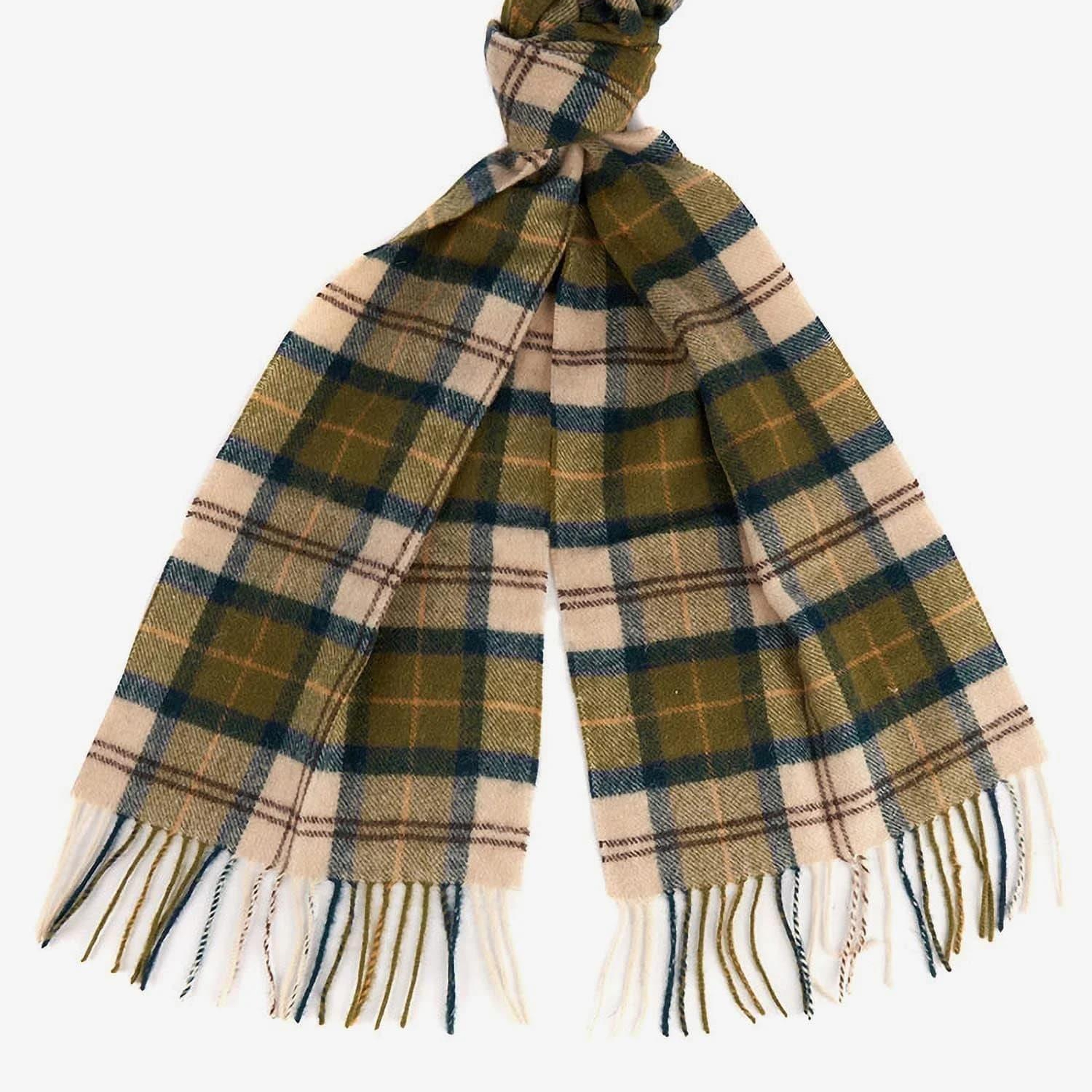 Barbour Unisex Tartan Yün Atkı (%100 Lambswool)