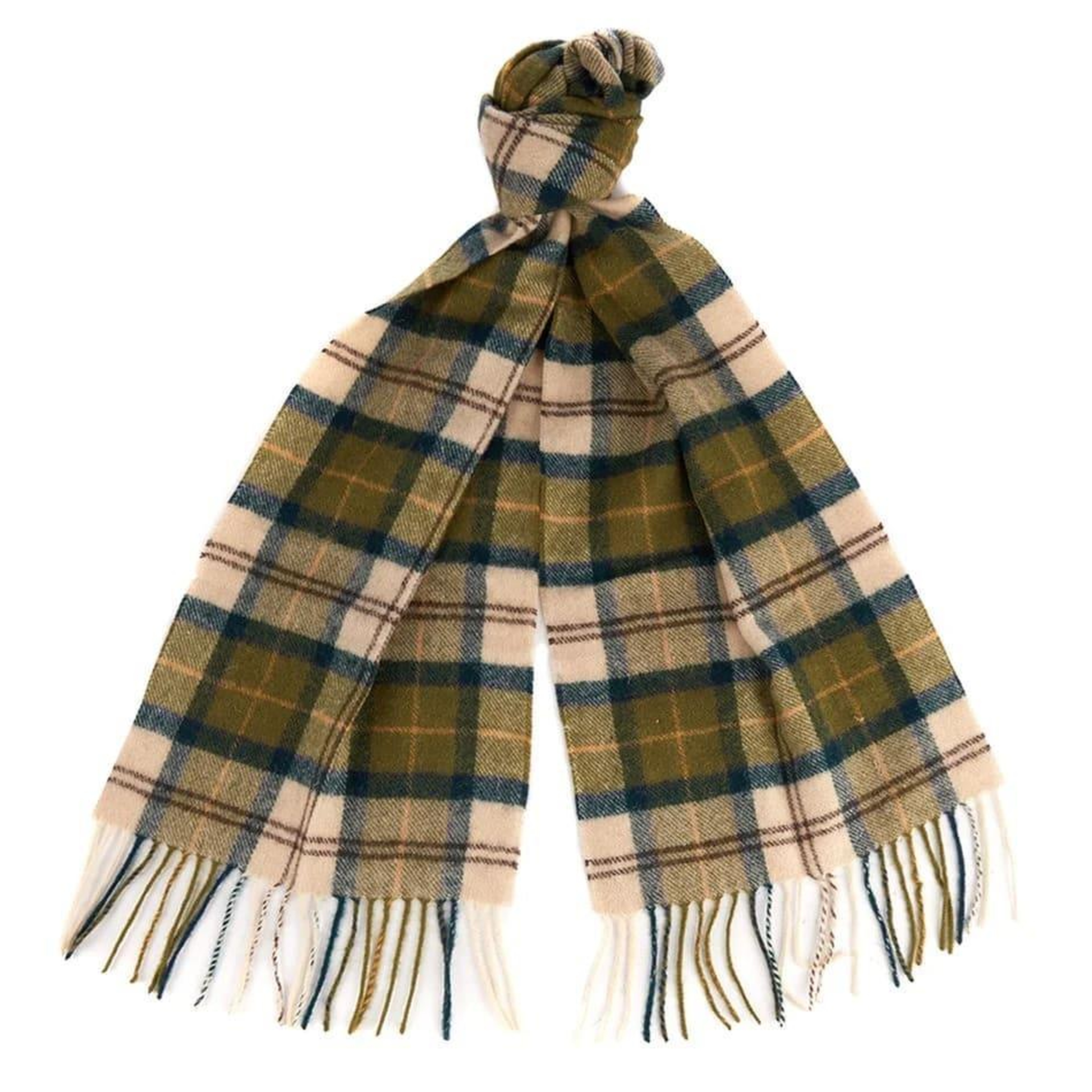 Barbour Unisex Tartan Yün Atkı (%100 Lambswool)