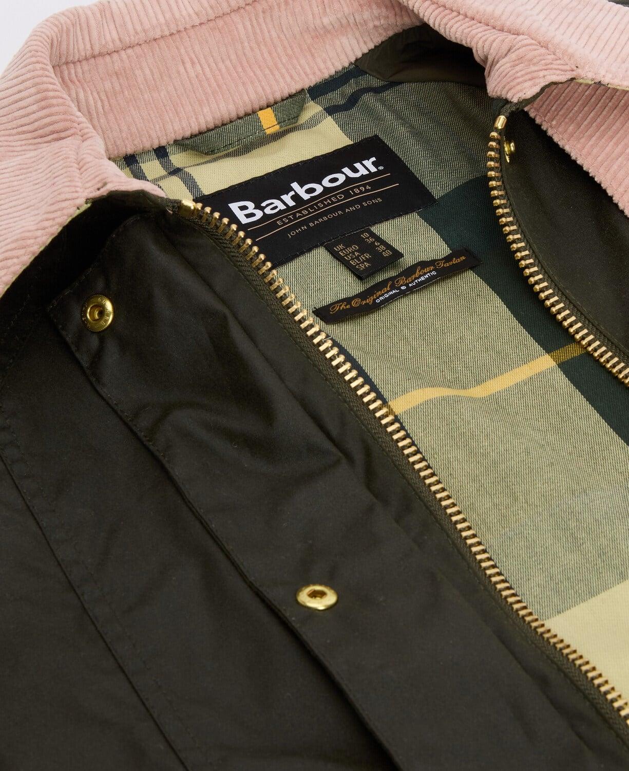 Barbour Cropped Beadnell Yağlı Ceket
