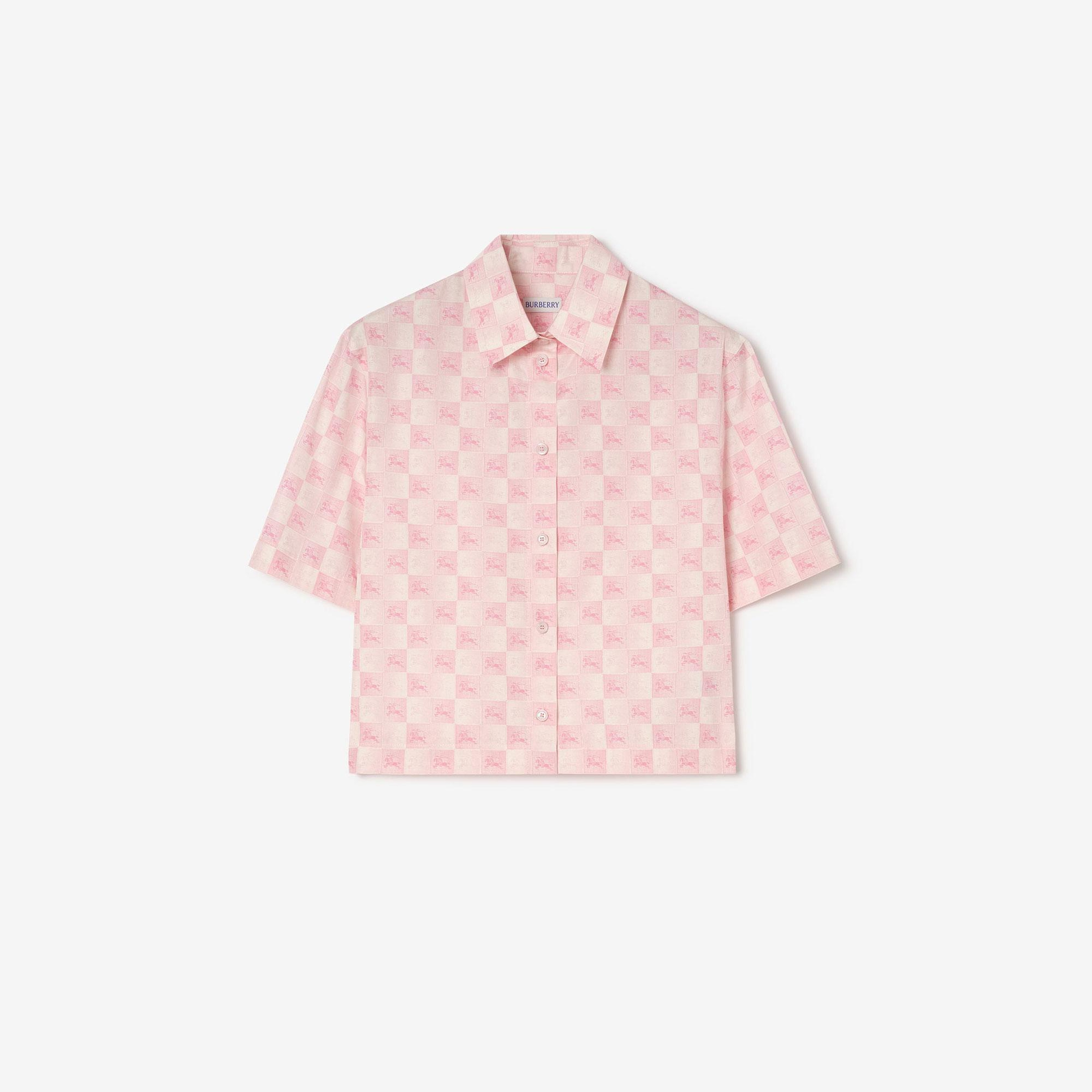 Burberry Kadın Pembe Gömlek