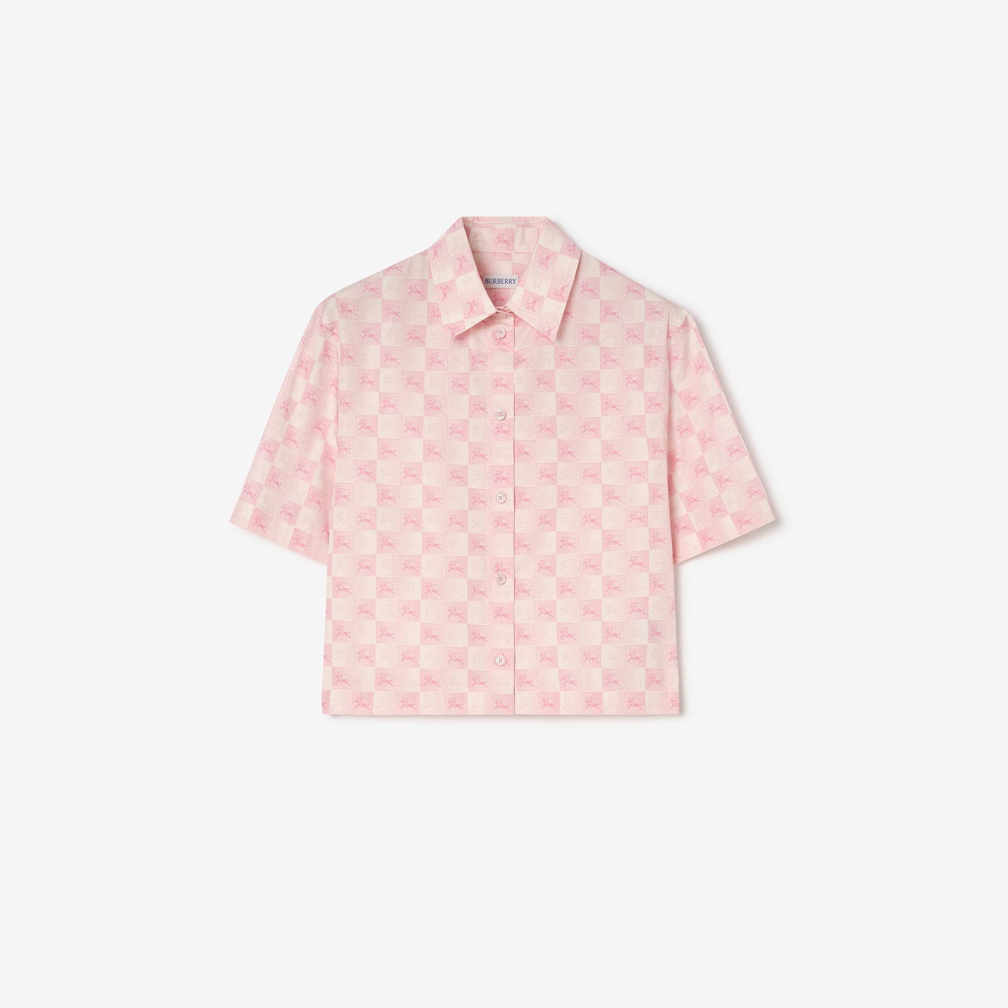 Burberry Kadın Pembe Gömlek