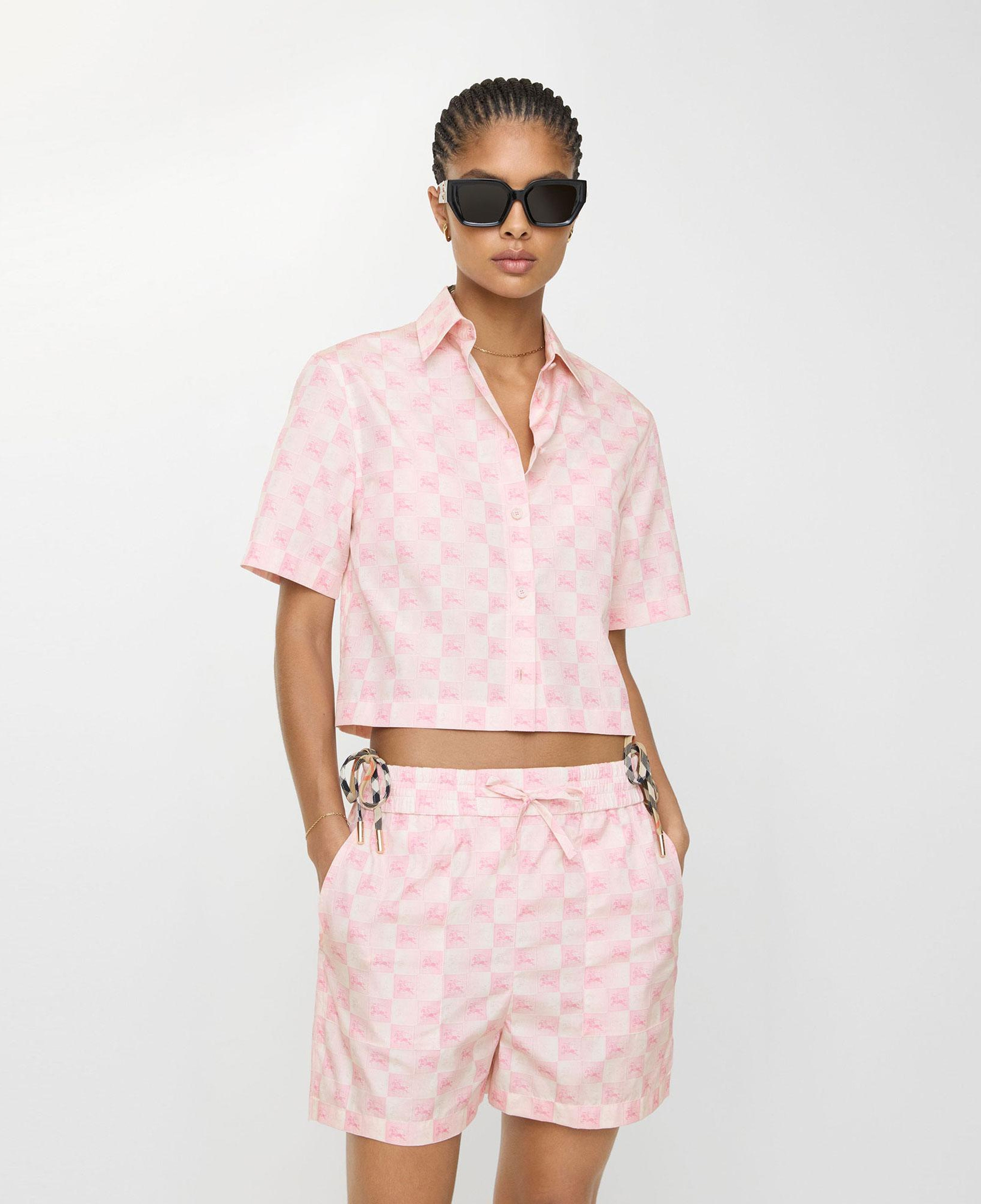 Burberry Kadın Pembe Gömlek