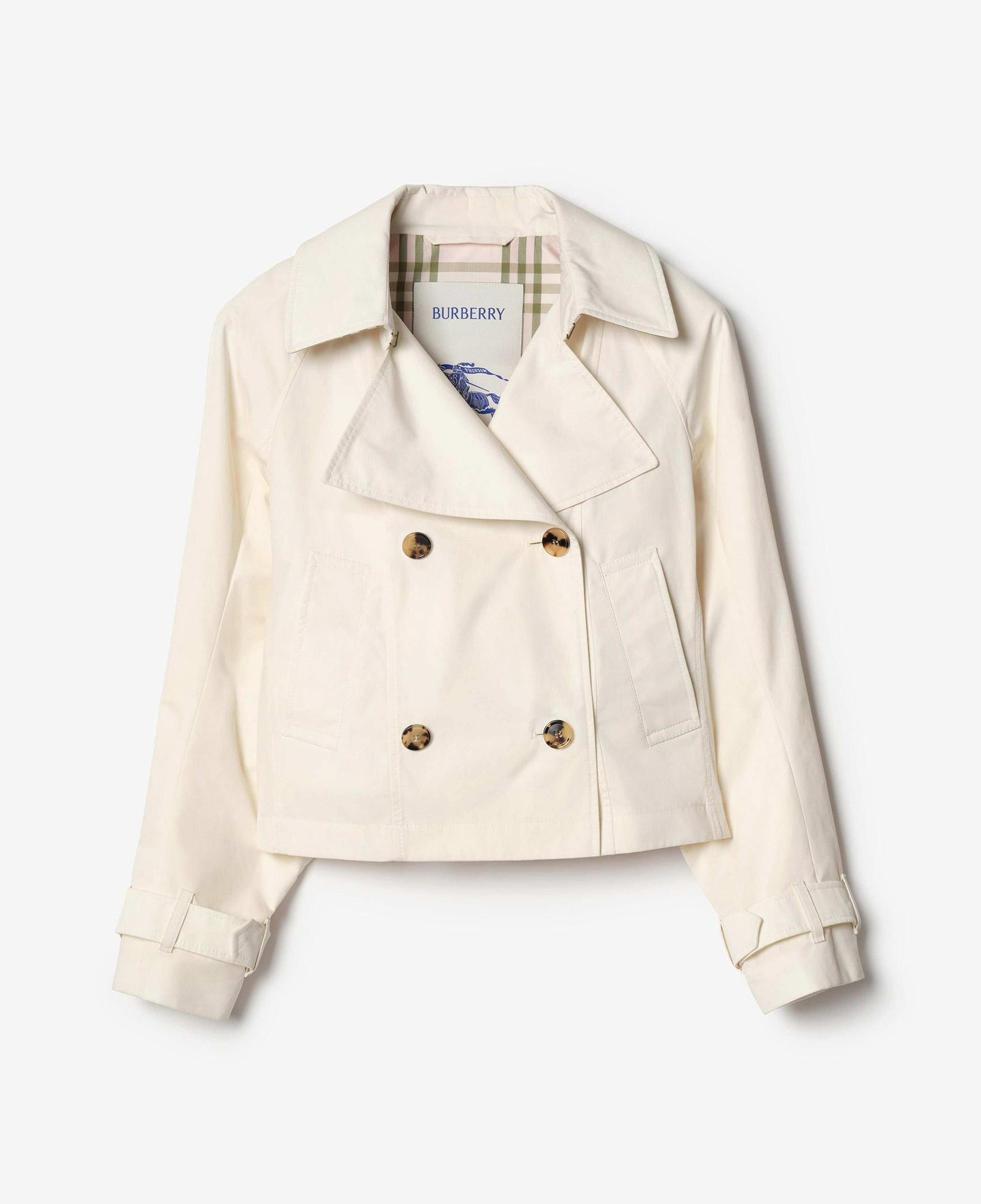 Burberry Cropped Lightweight Ladybrook Kadın Beyaz Mont