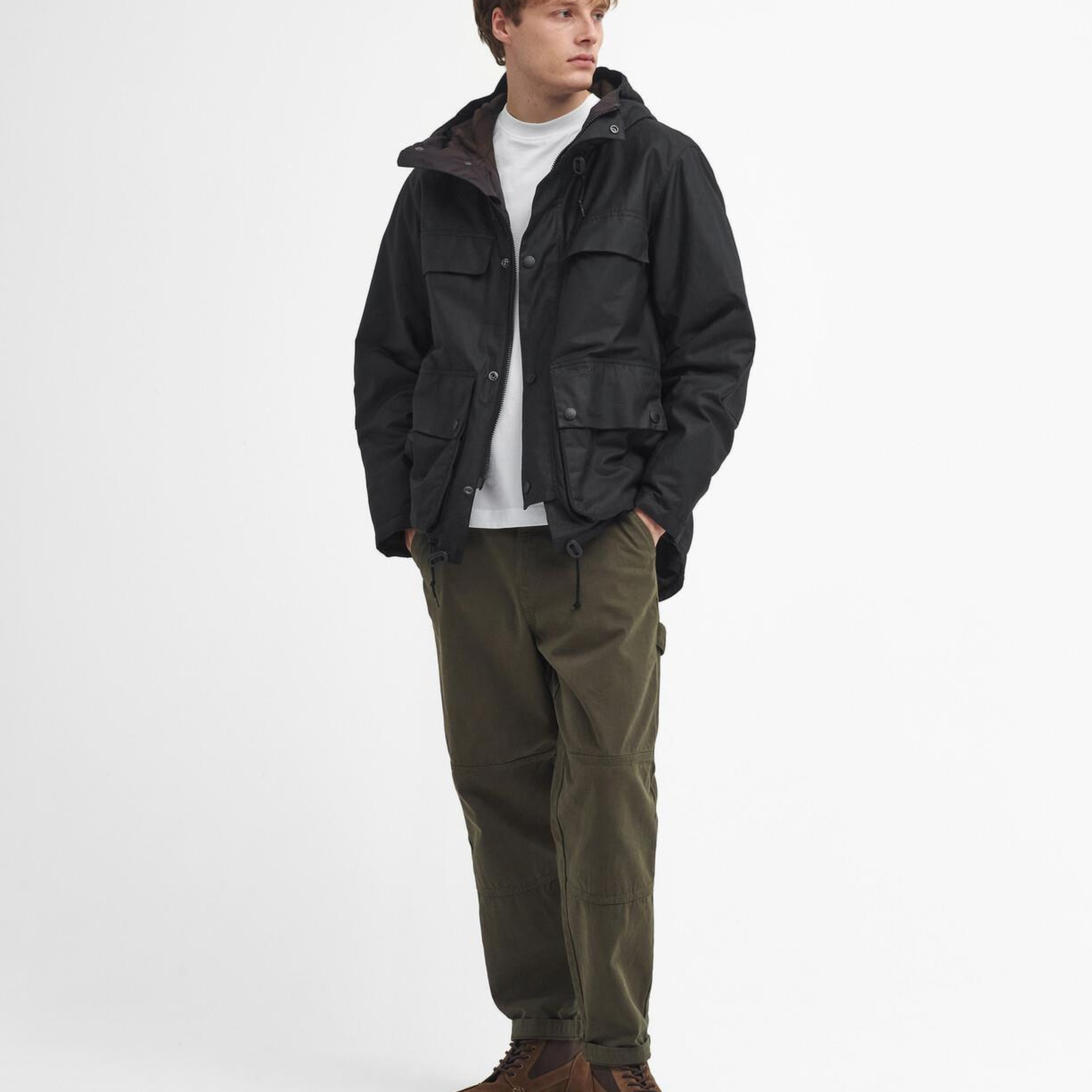 Barbour Re-Engineered Durham Yağlı Ceket