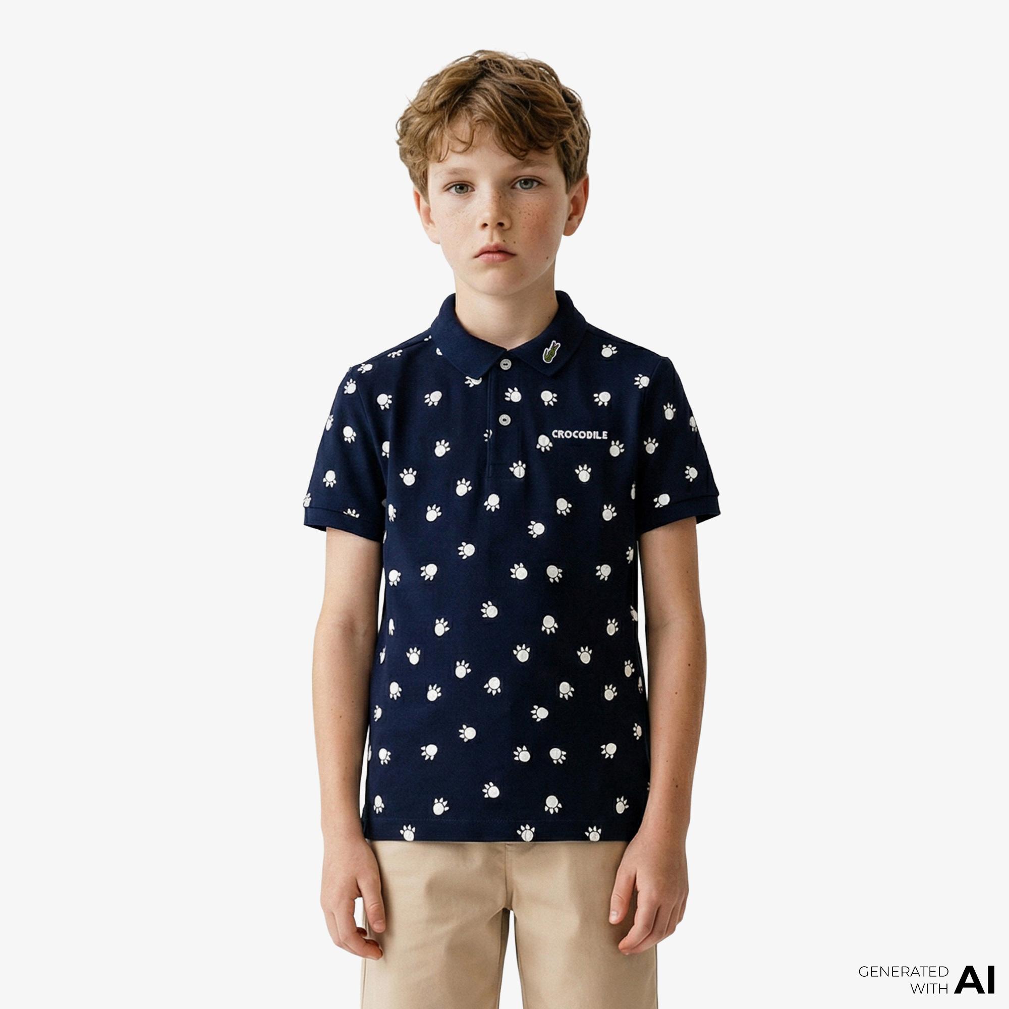 Lacoste Çocuk Lacivert Polo
