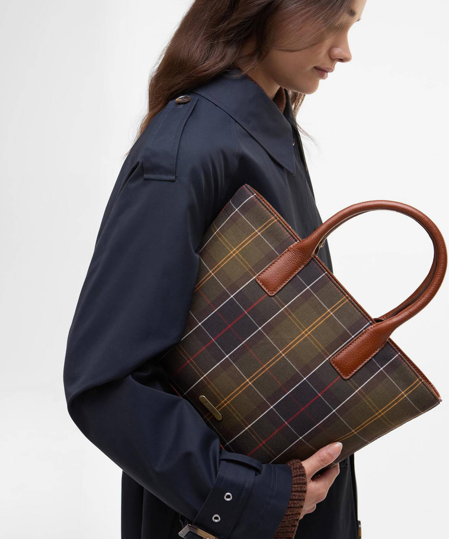 Barbour Birch Tartan Kol Çantası