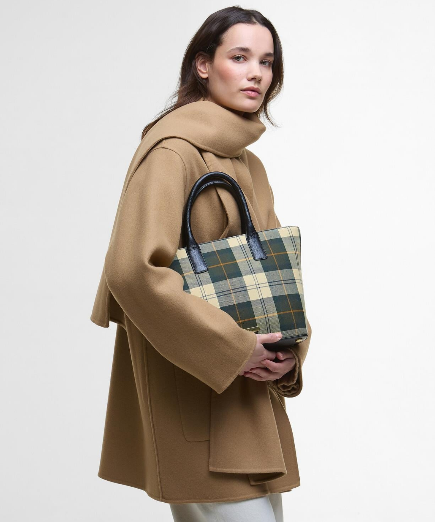 Barbour Birch Tartan Kol Çantası