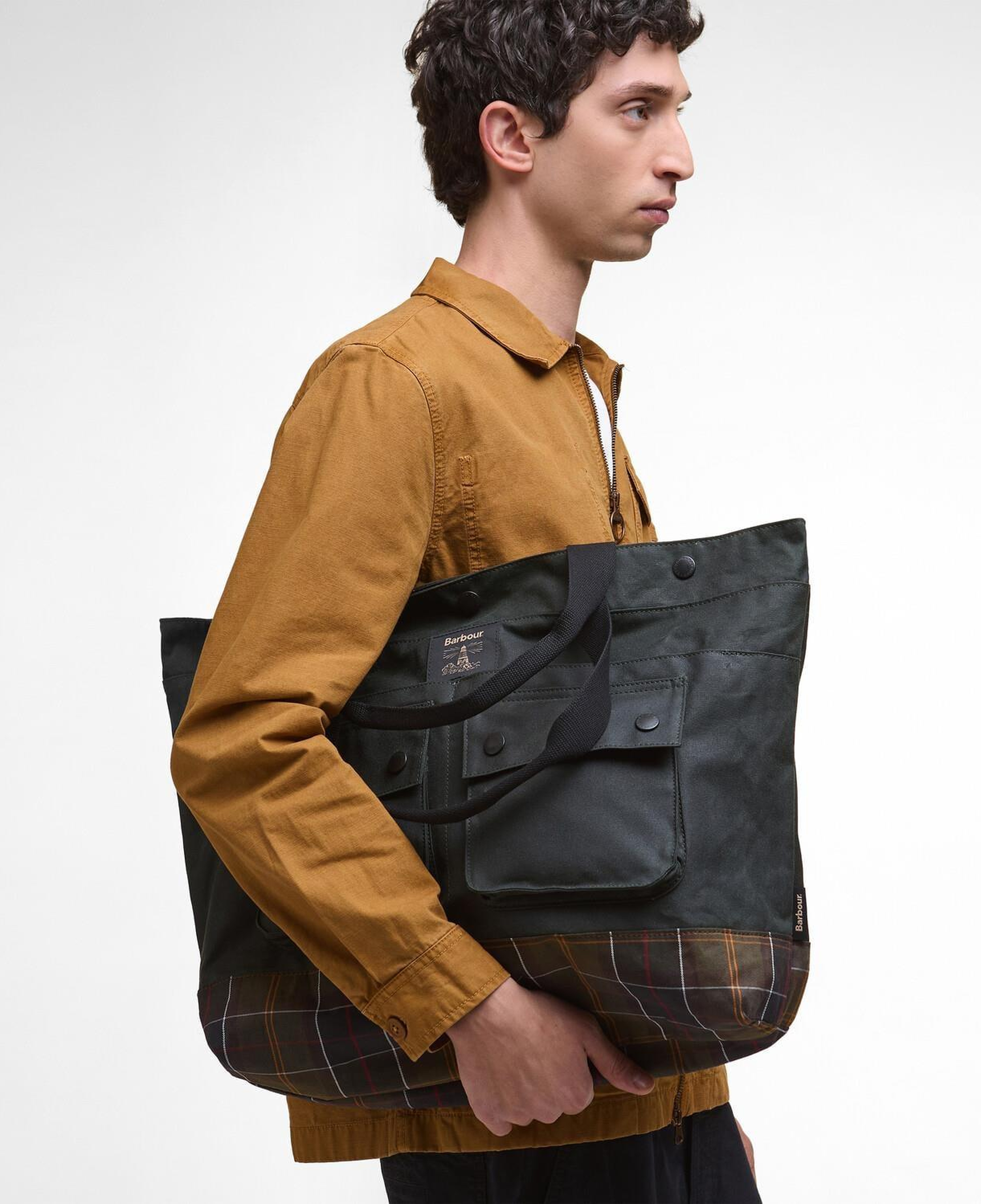 Barbour Field Yağlı Tote Çanta