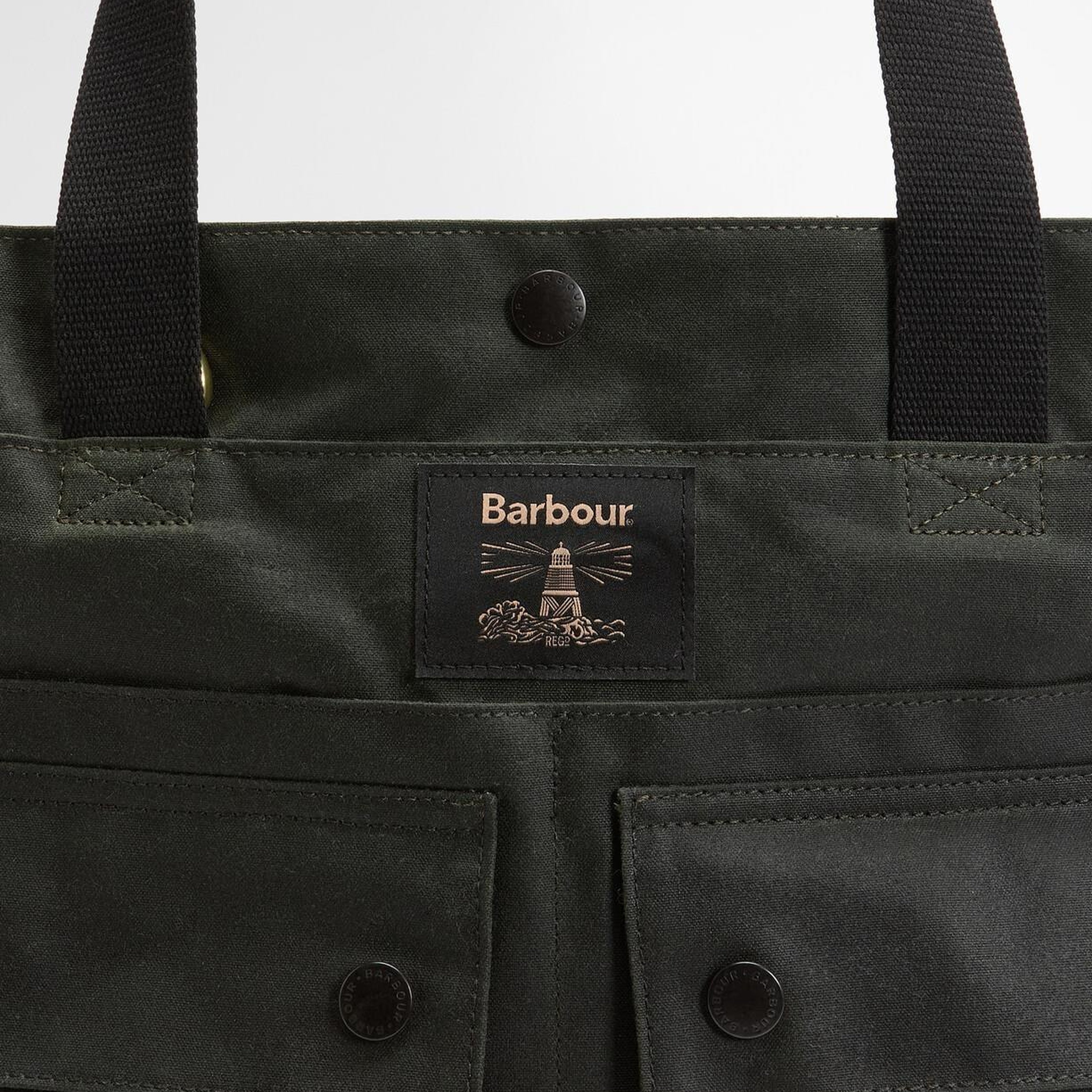 Barbour Field Yağlı Tote Çanta