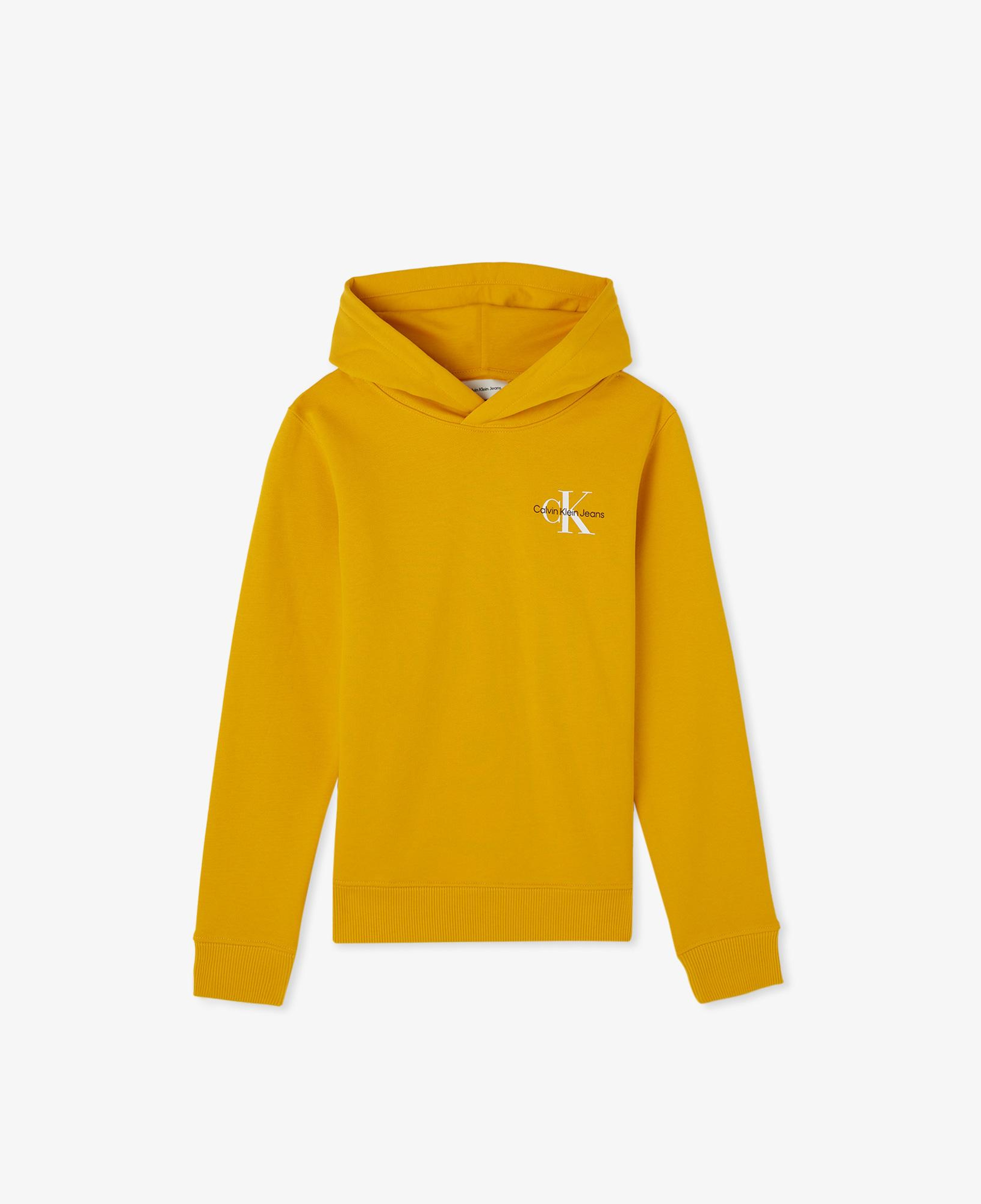 Calvin Klein Jeans Small Monogram Çocuk Sarı Hoodie