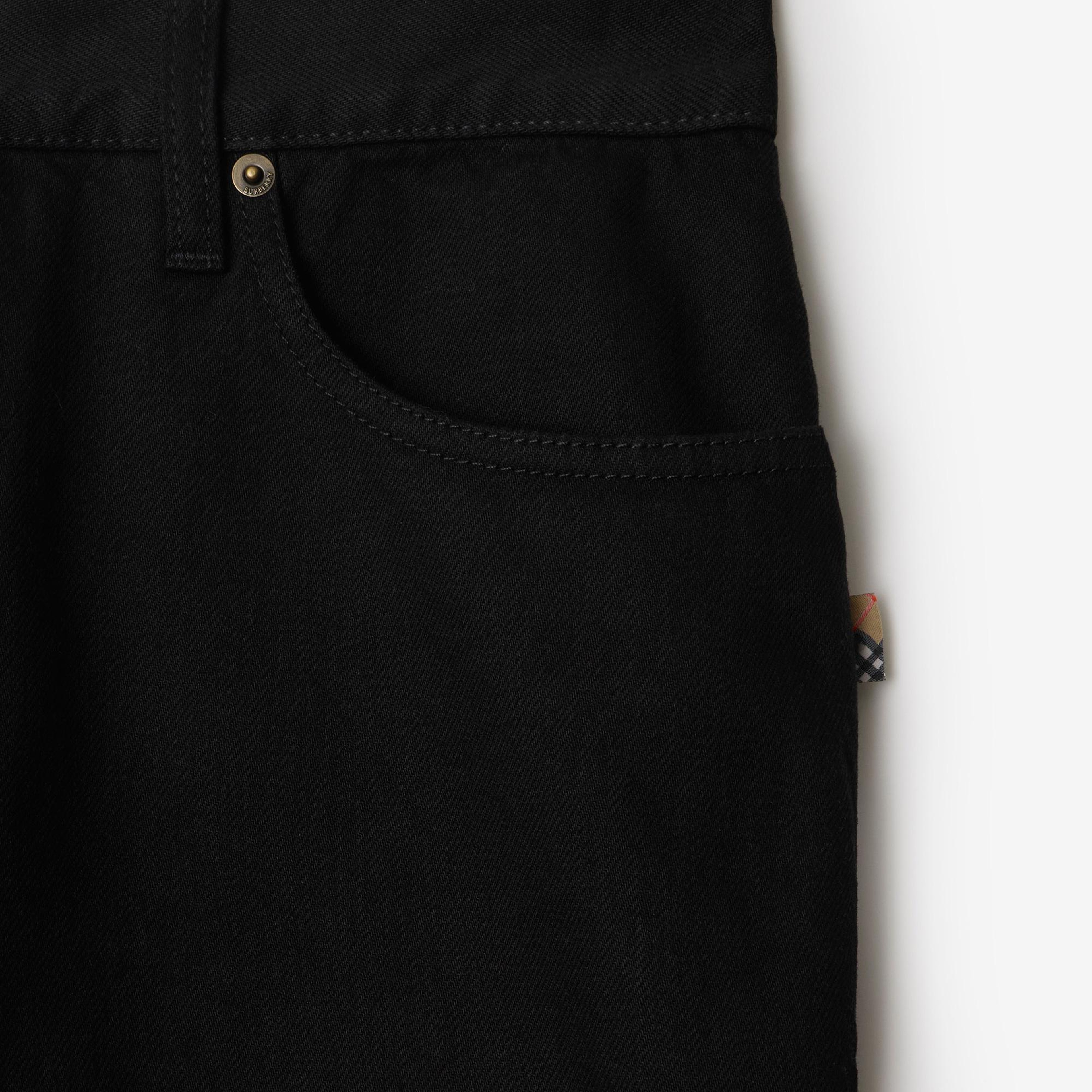 Burberry Loose Erkek Siyah Jean