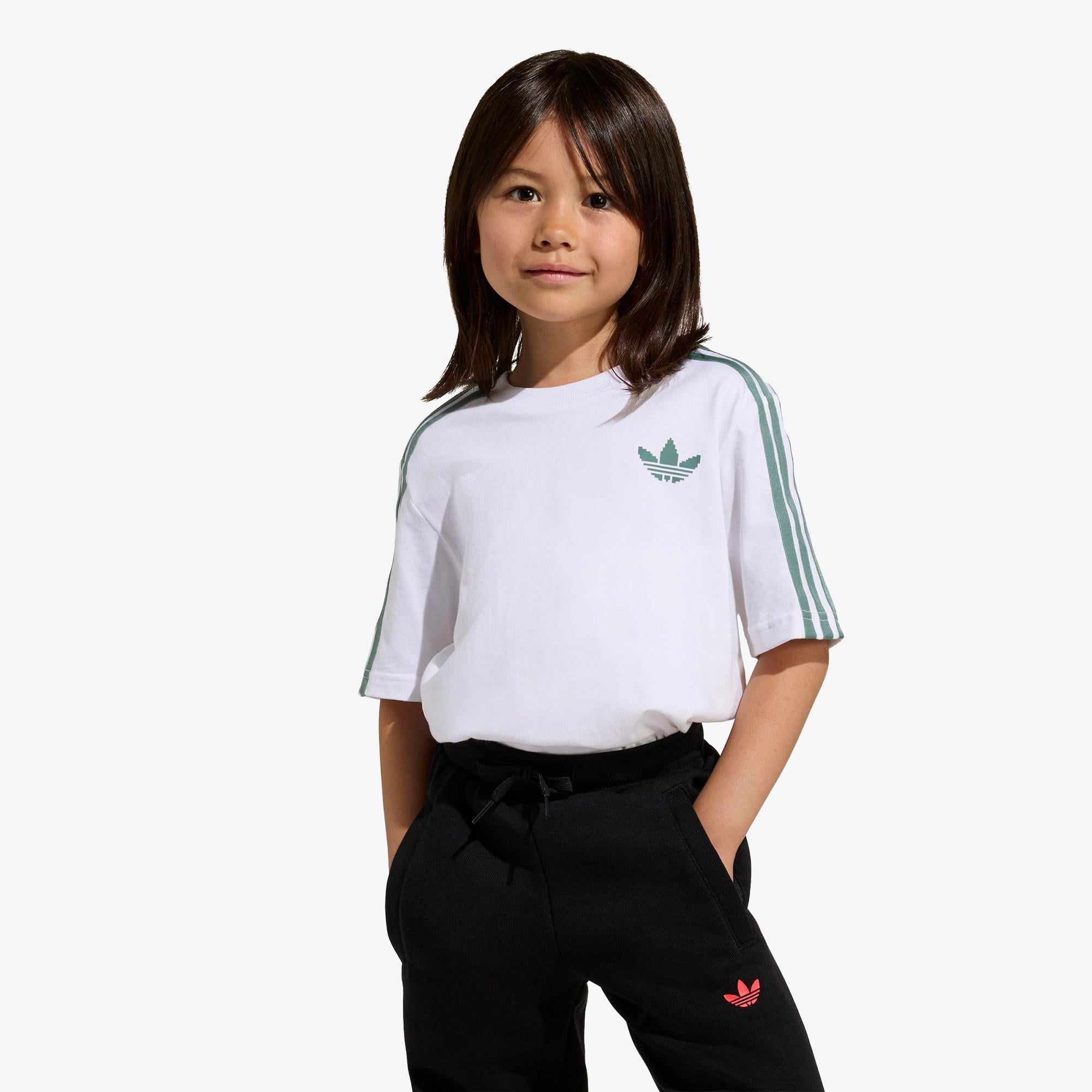 adidas Minecraft Lo Tee Çocuk Beyaz T-Shirt