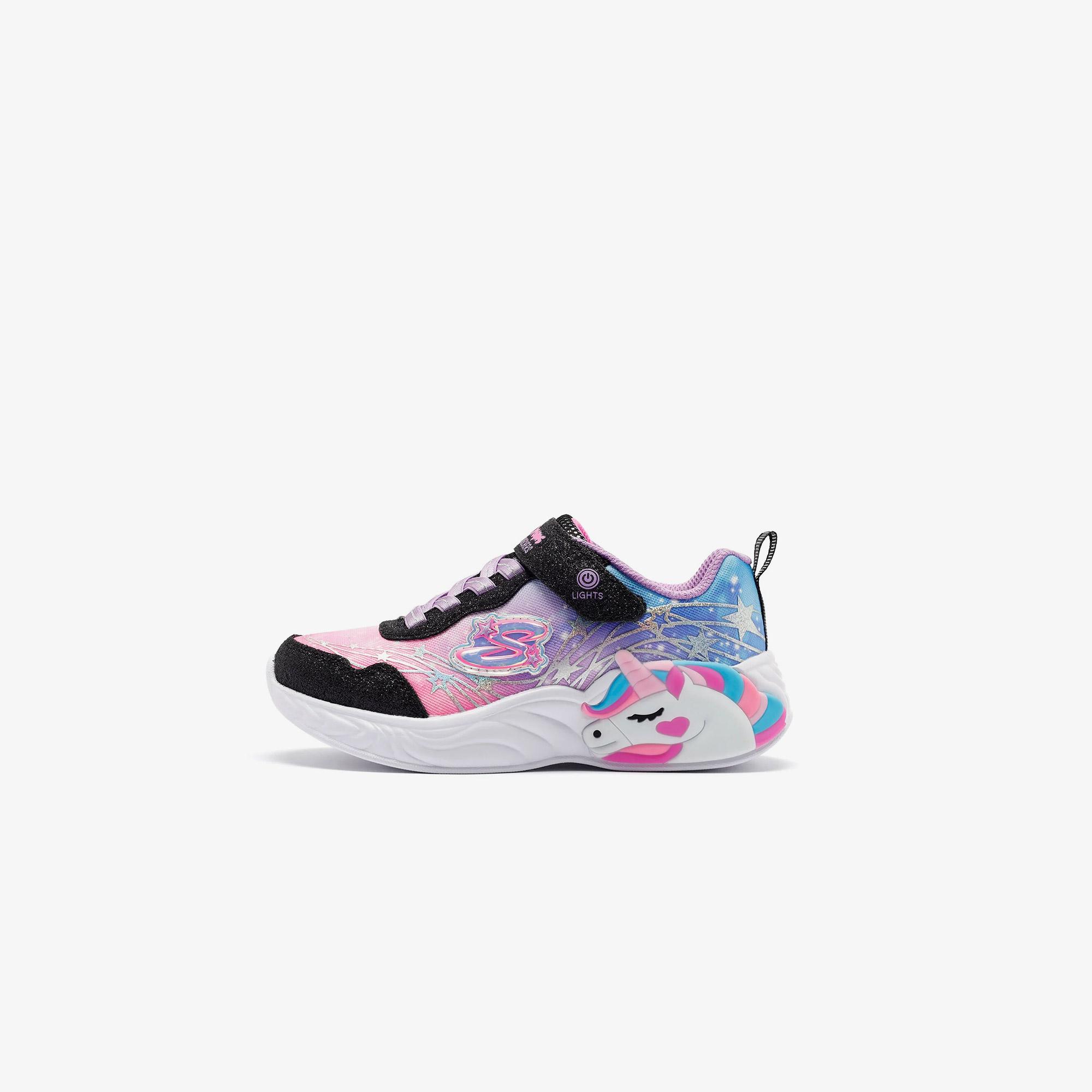 Skechers Unicorn Dreams Çocuk Siyah/Çoklu Spor Ayakkabı