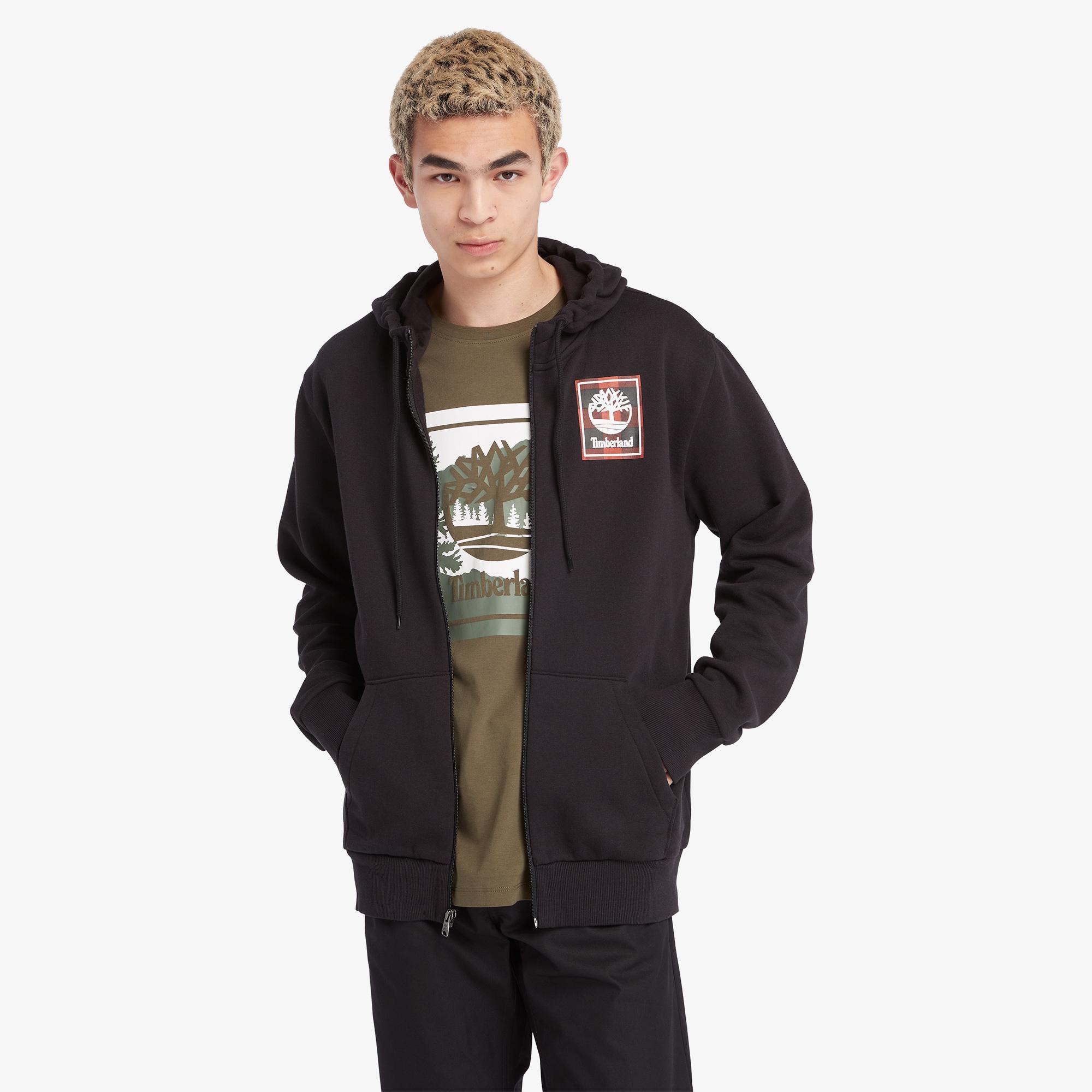 Timberland Tfo Buffalo Plaid Erkek Siyah Sweatshirt