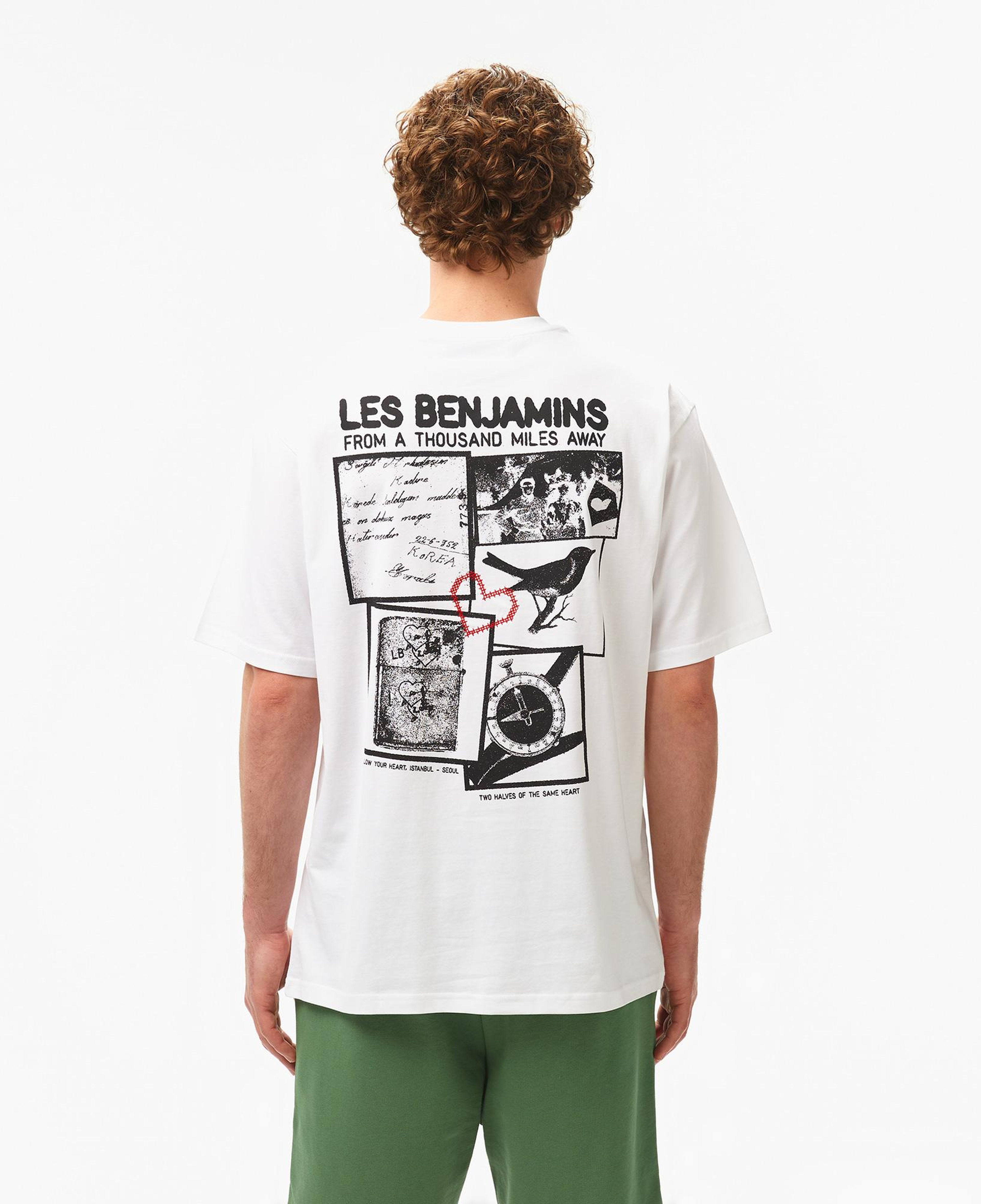 Les Benjamins Relaxed 024 Erkek Beyaz T-Shirt