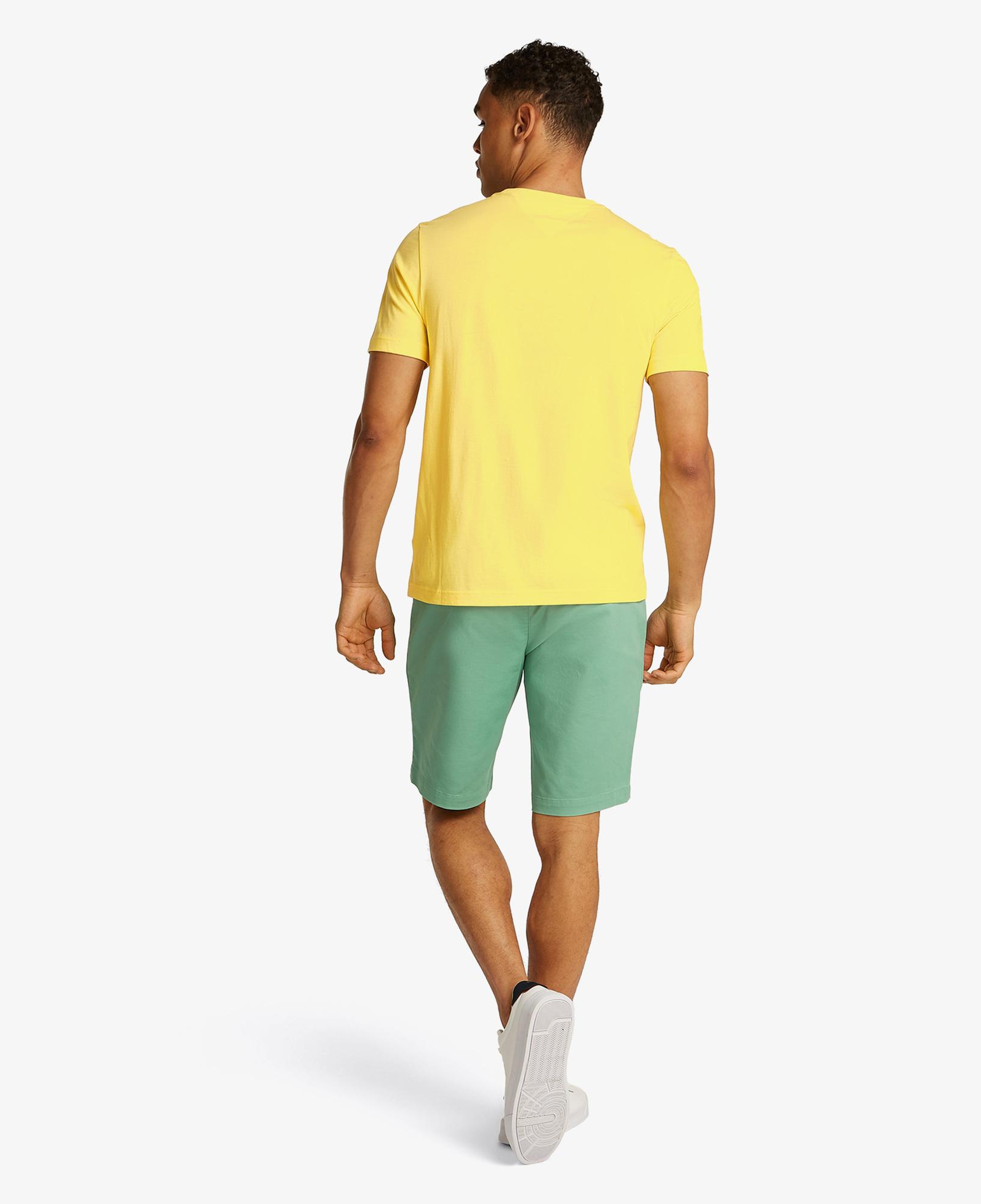 Tommy Hilfiger Colour To Colour Graphic Erkek Sarı T-Shirt