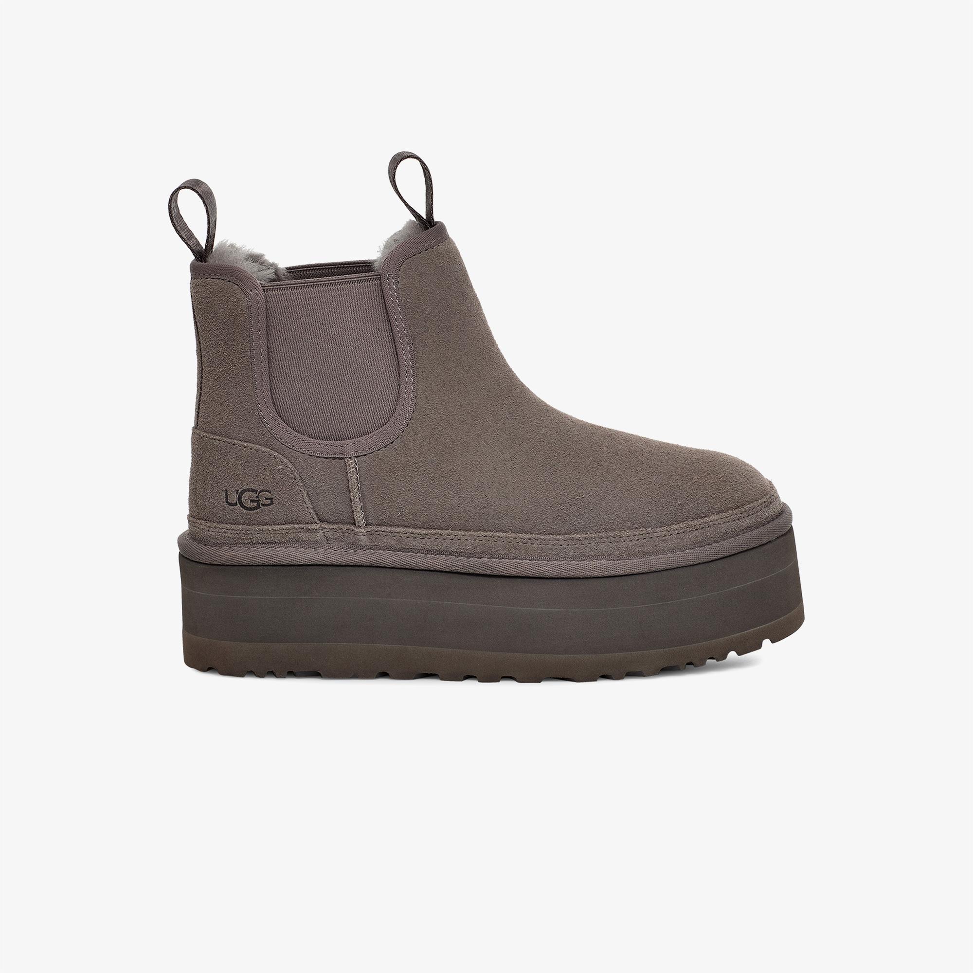 UGG Neumel Platform Chelsea Kadın Gri Bot 1134526-GREY | FashFed