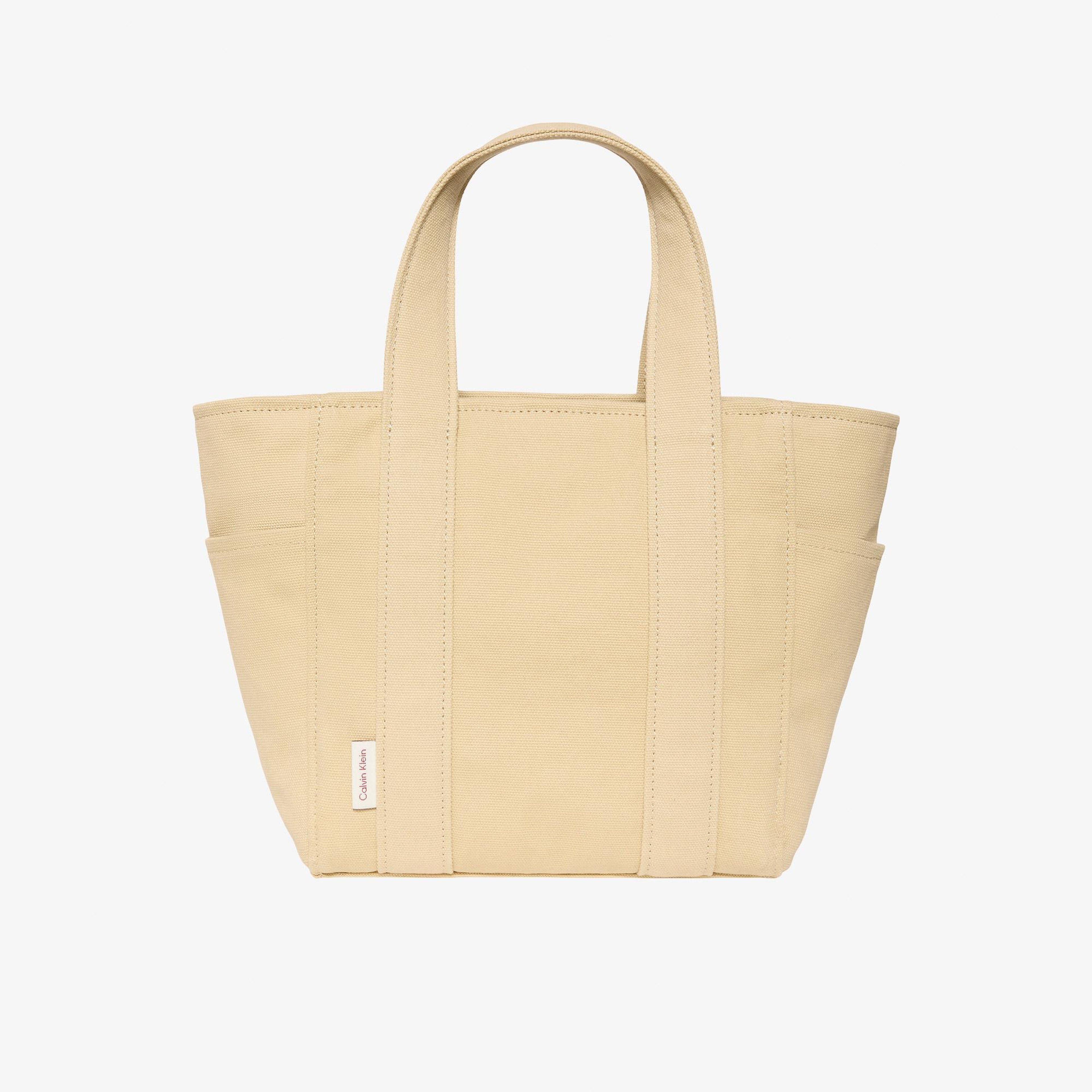 Calvin Klein Webbing Strap Canvas Small Kadın Haki Tote Çanta